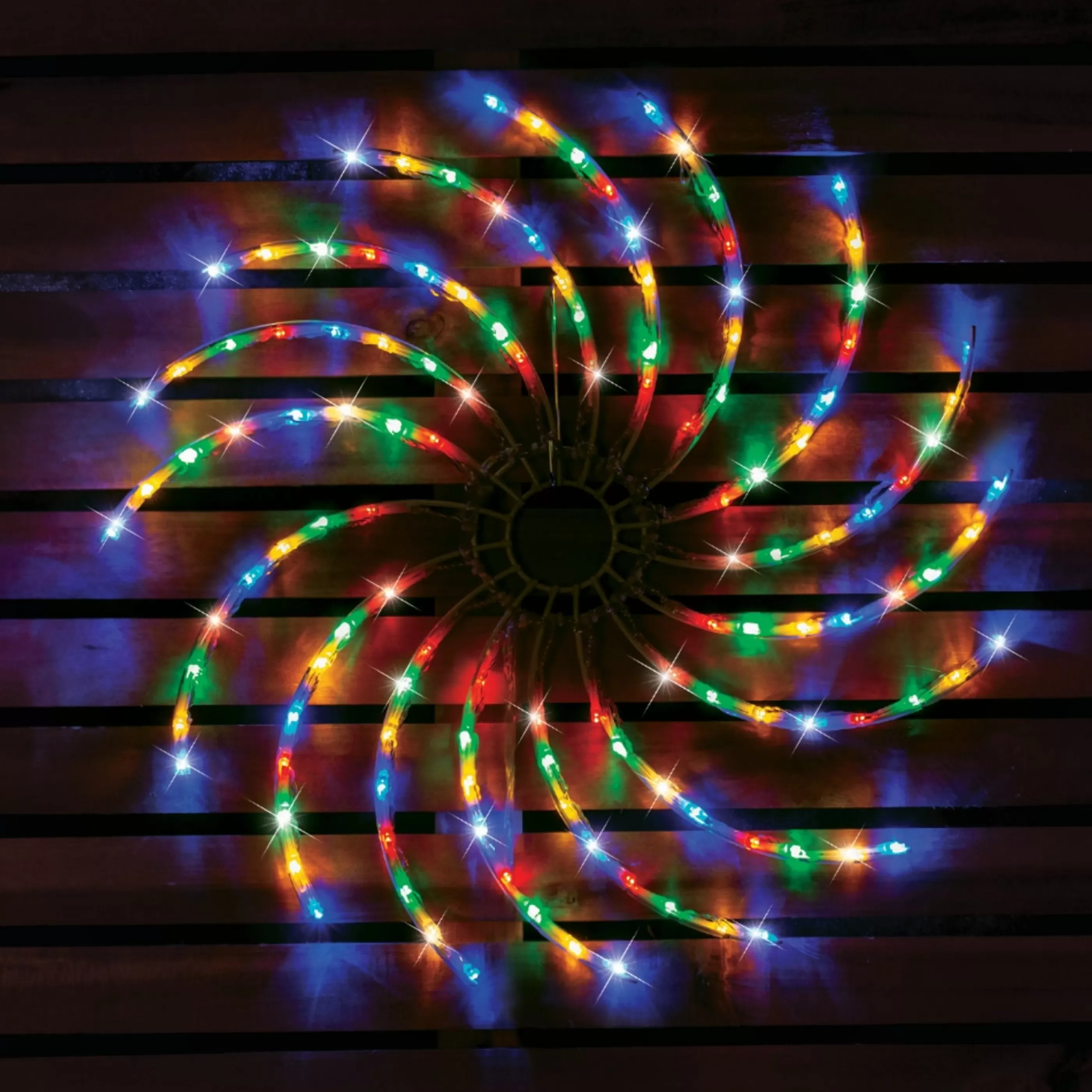 Store * 128 Led Multi Colour Spinner Light - 50Cm