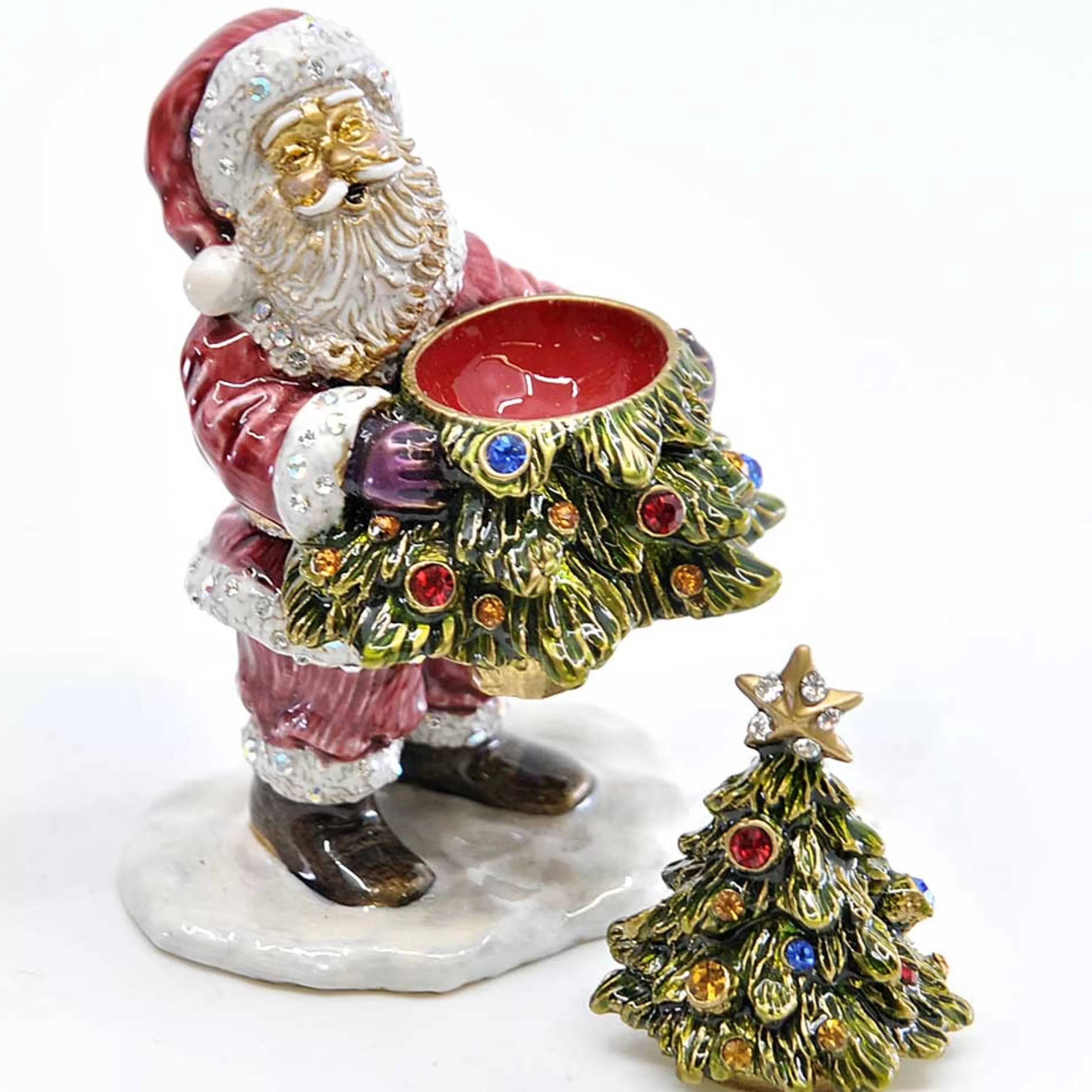 * Table Top Decorations | 2018 Santa Annual Box Jewel - 9Cm