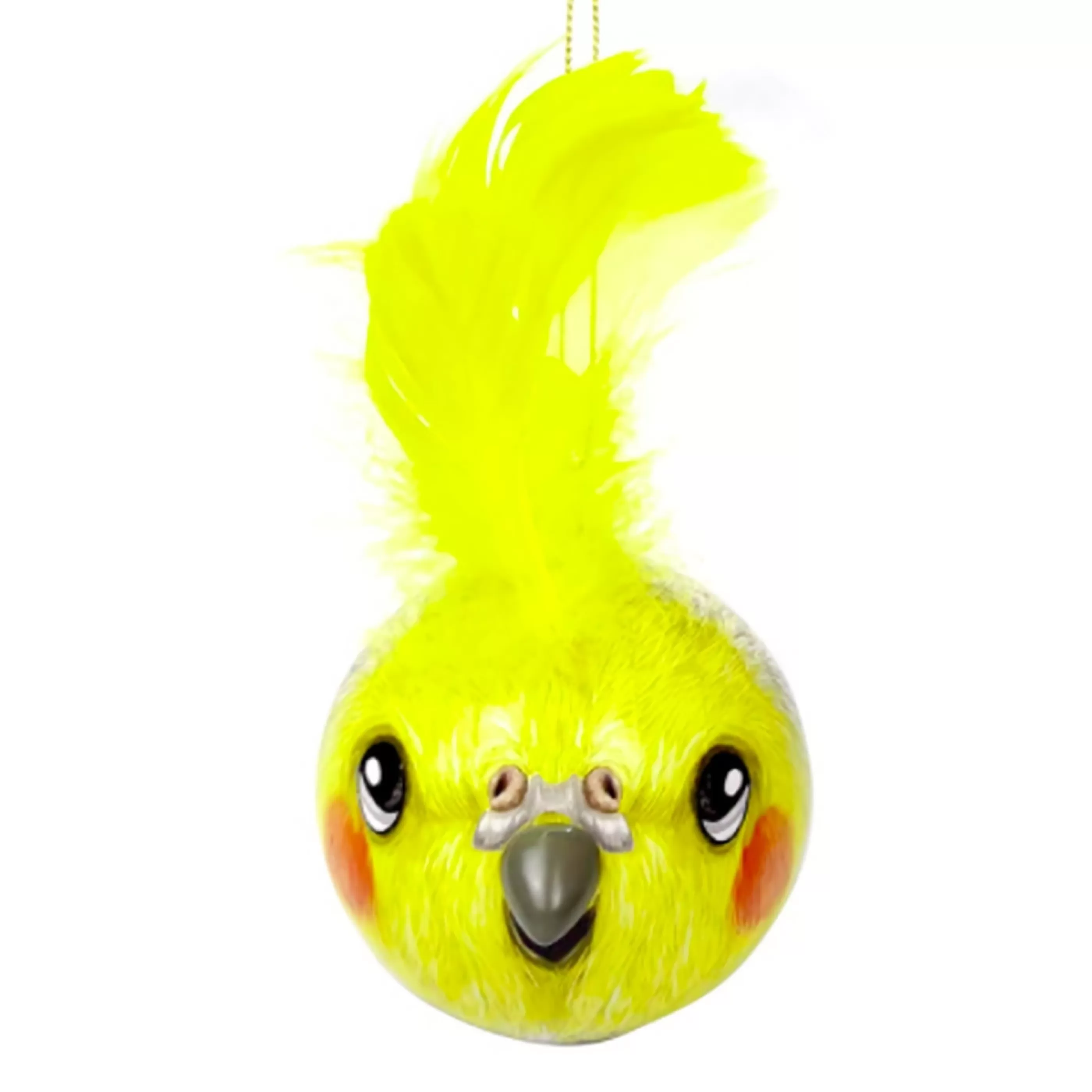 La La Land Hanging Christmas Ornaments | 3D Mini Cockatoo Bauble - 5Cm