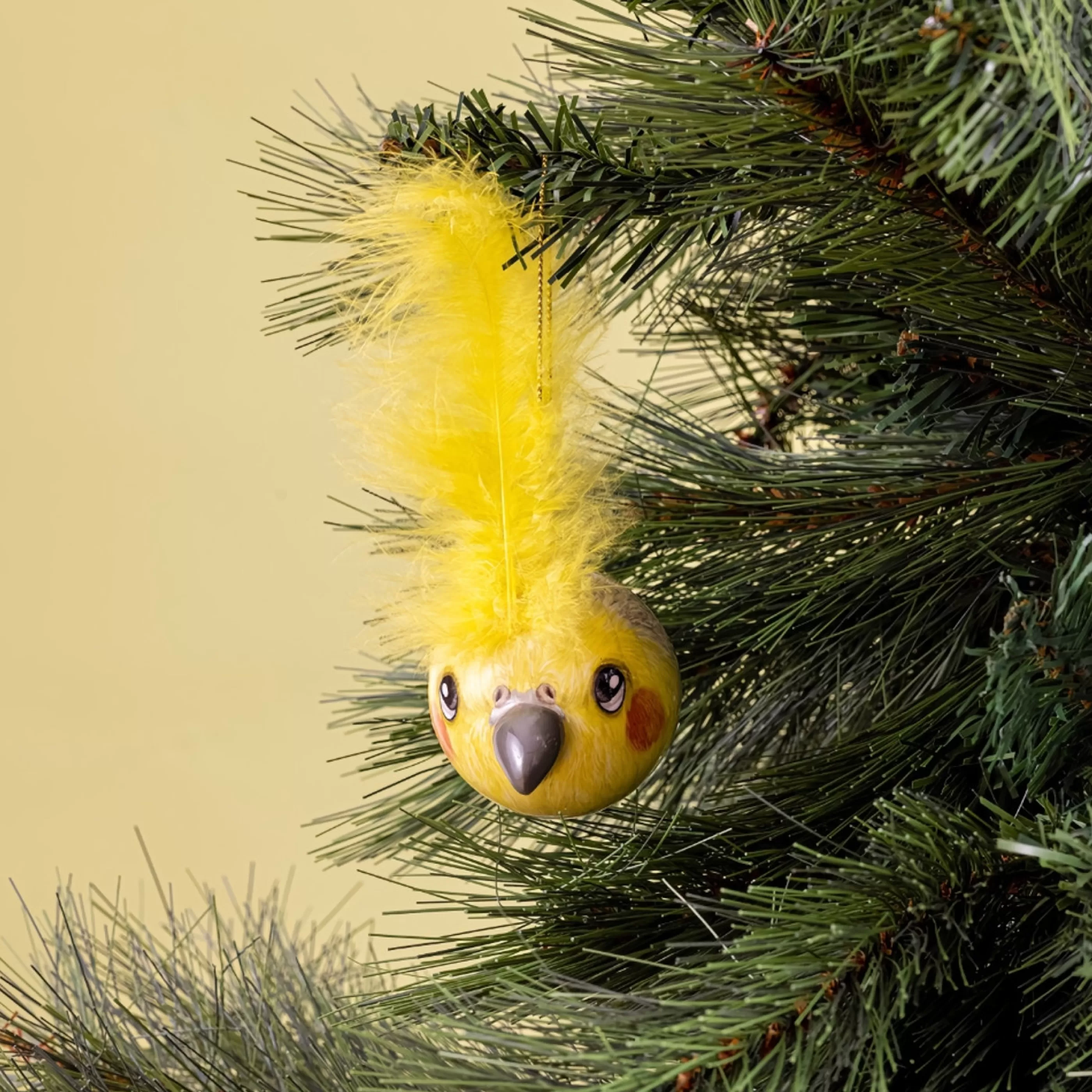 La La Land Hanging Christmas Ornaments | 3D Mini Cockatoo Bauble - 5Cm