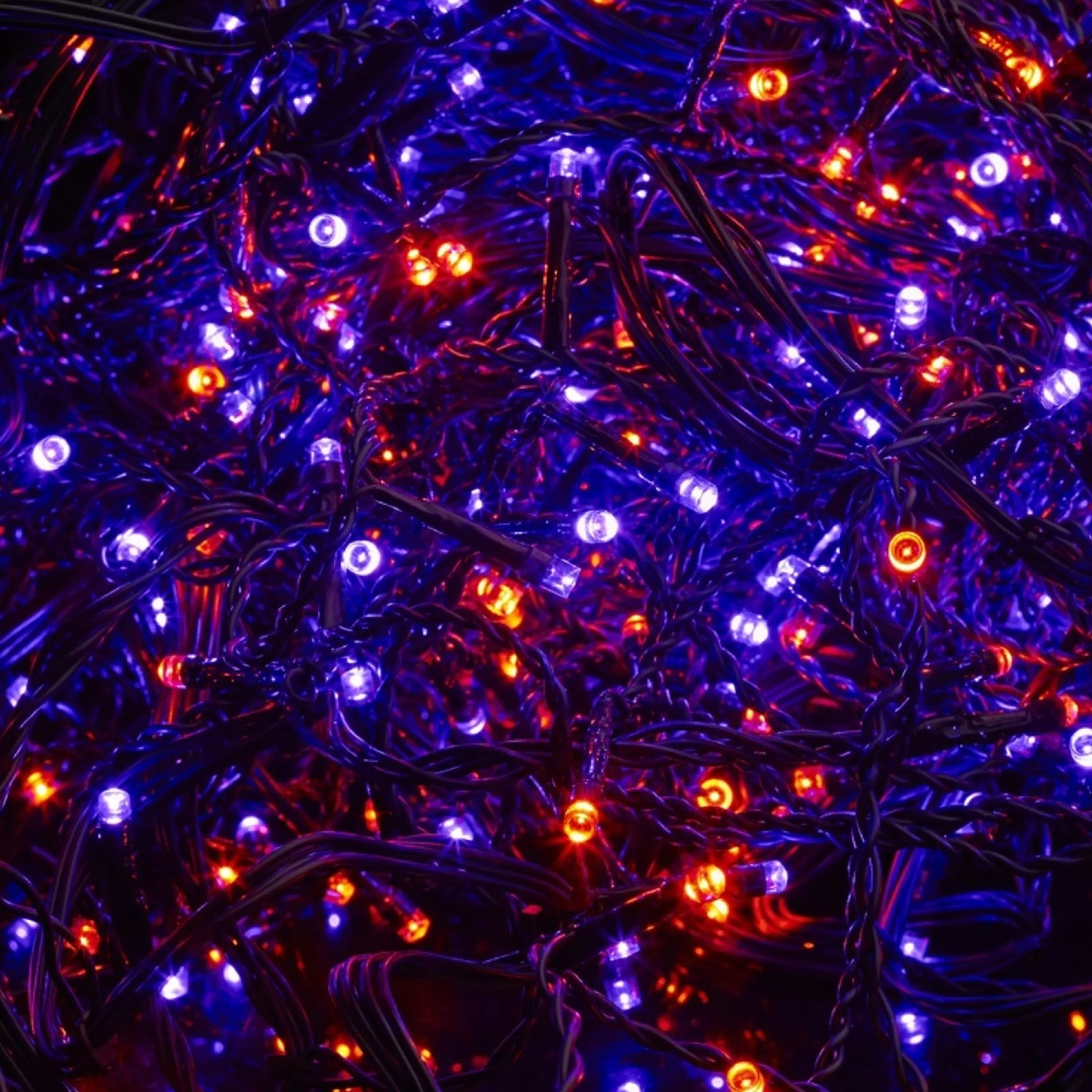 Online Connectable Ready Lights 400 Led Connectable Fairy Lights - Orange Purple