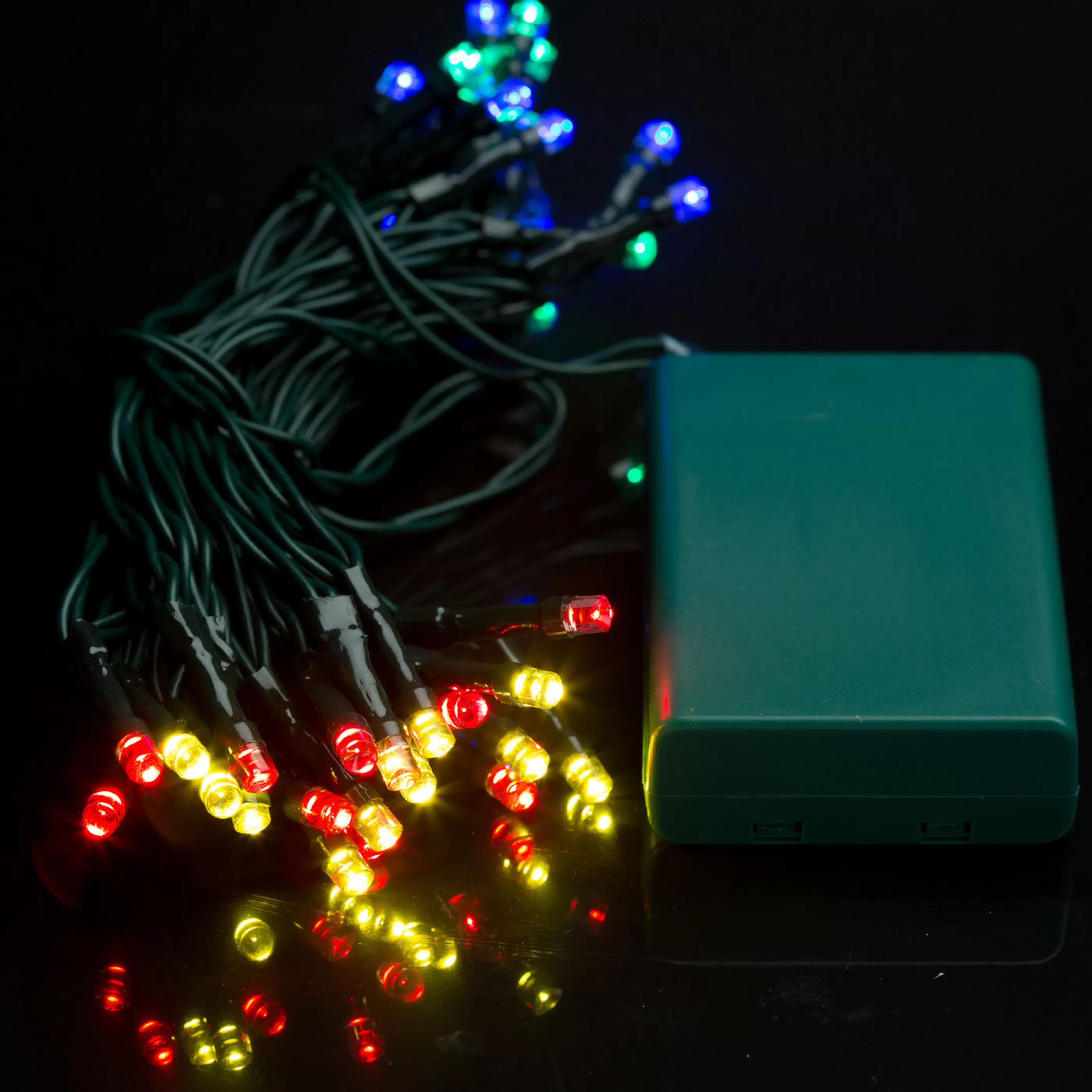 Hot * 40 Led Battery Operated Fairy Lights - Multicolour