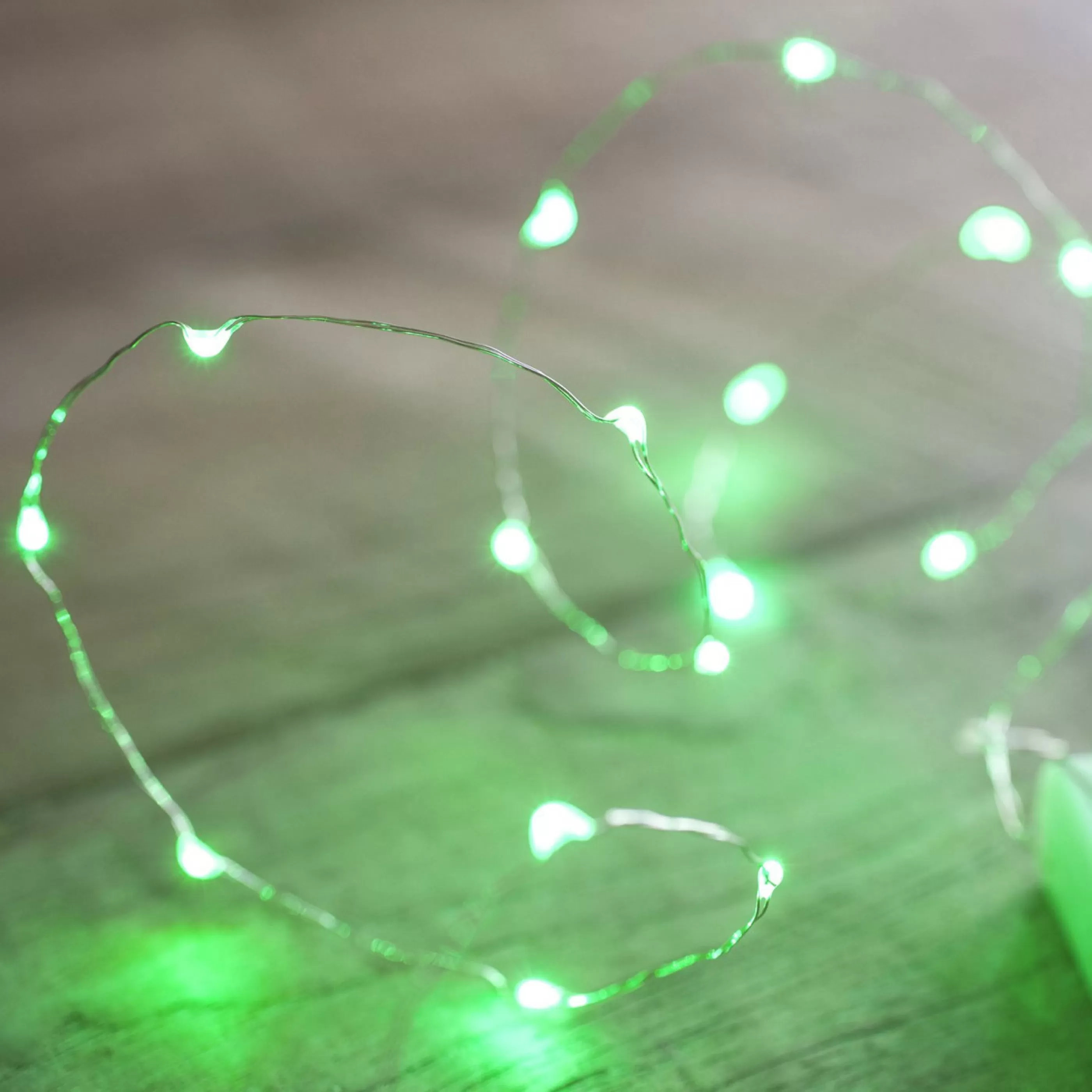 Cheap * 40 Led Copper Battery Operated Fairy Lights - Green