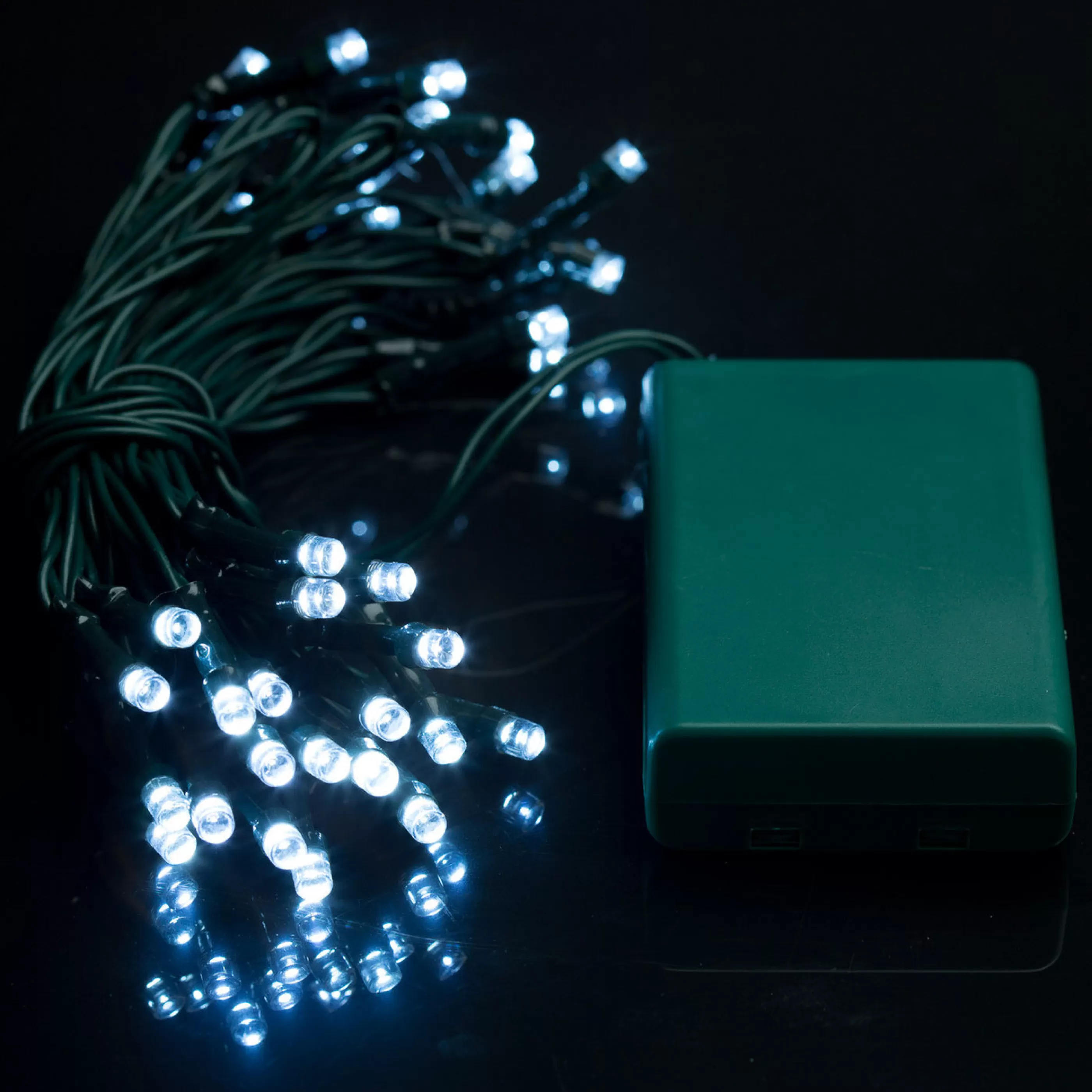 Online * 40 Led Fairy Lights Battery Operated - White