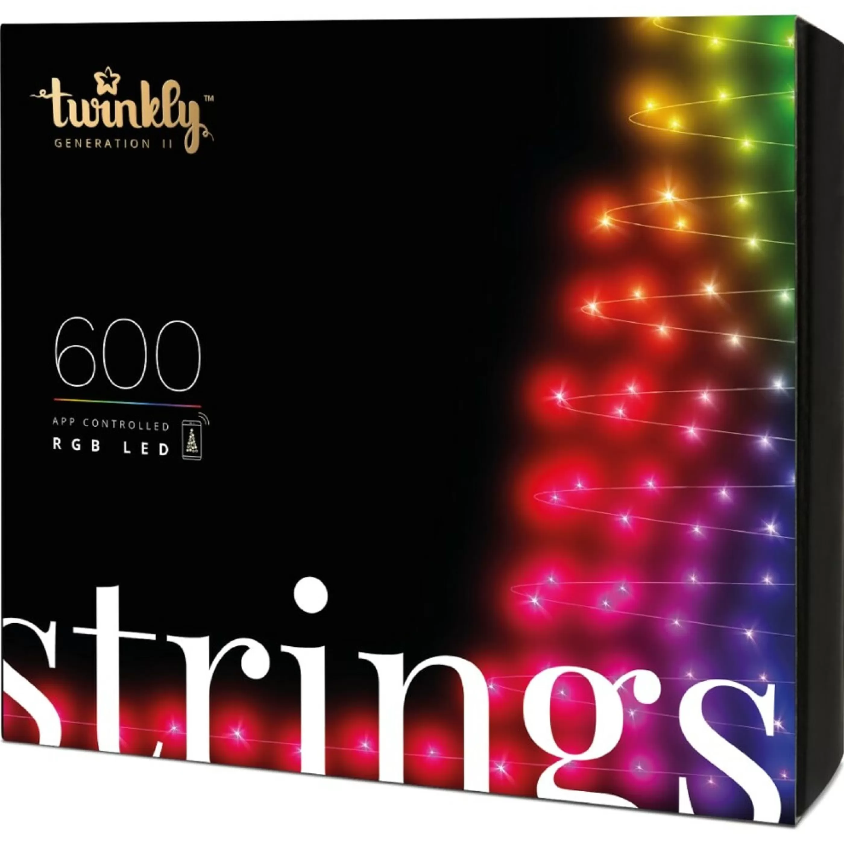 Sale Twinkly Lights 600 Led Twinkly Smart App-Controlled Led String Lights - Rgb