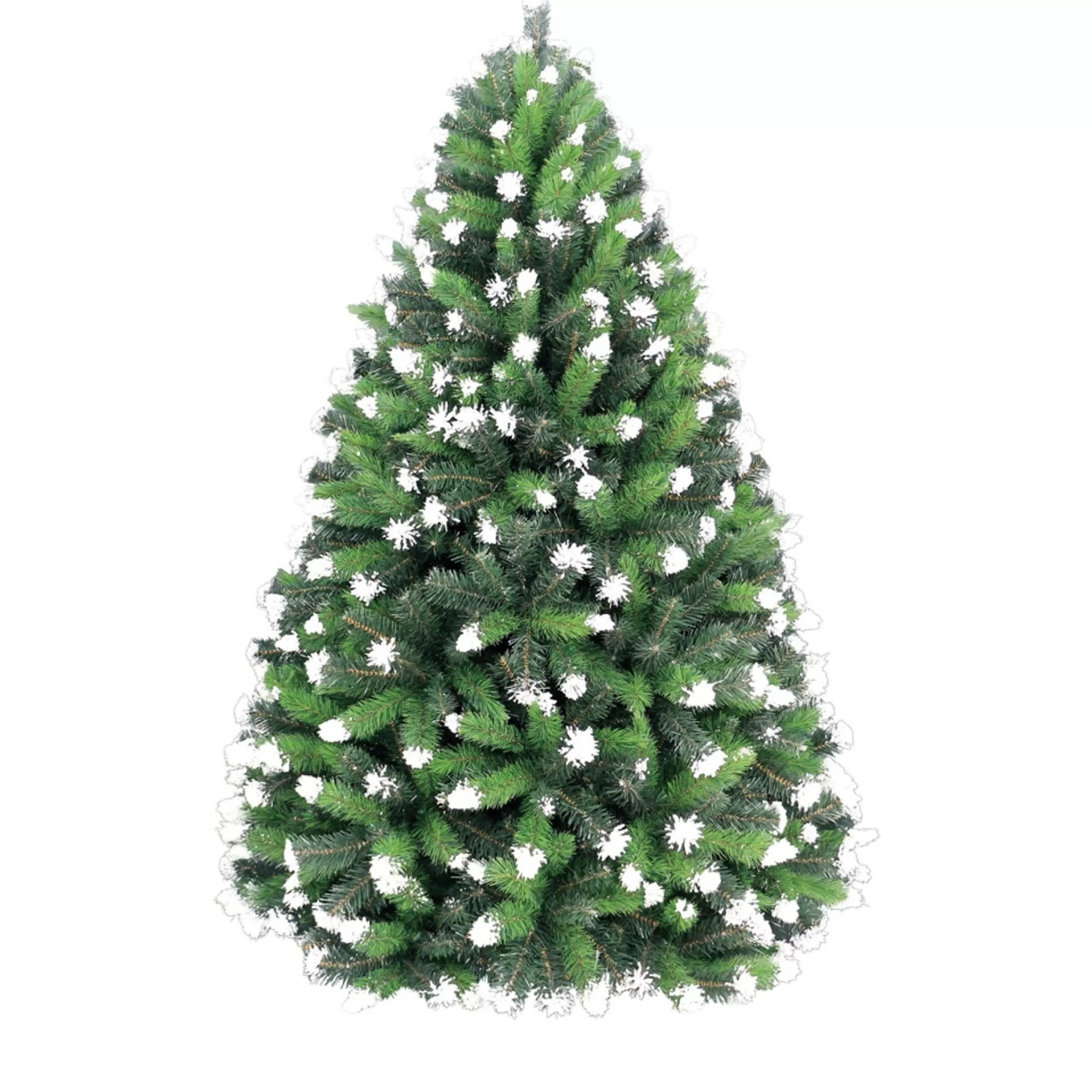 Cheap Oncor Christmas Trees 7Ft (215Cm) Juniper Snow Christmas Tree