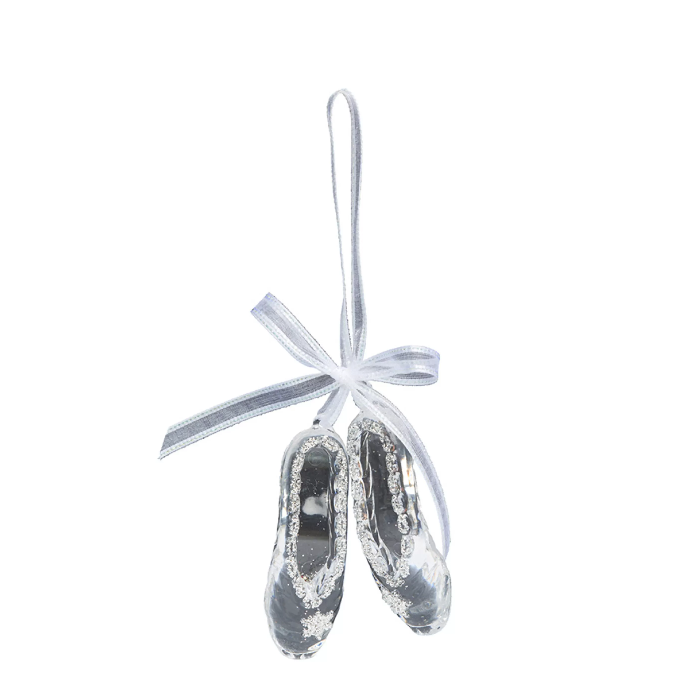 * Hanging Christmas Ornaments | Acrylic Ballerina Shoes Hanging Ornament - 9Cm