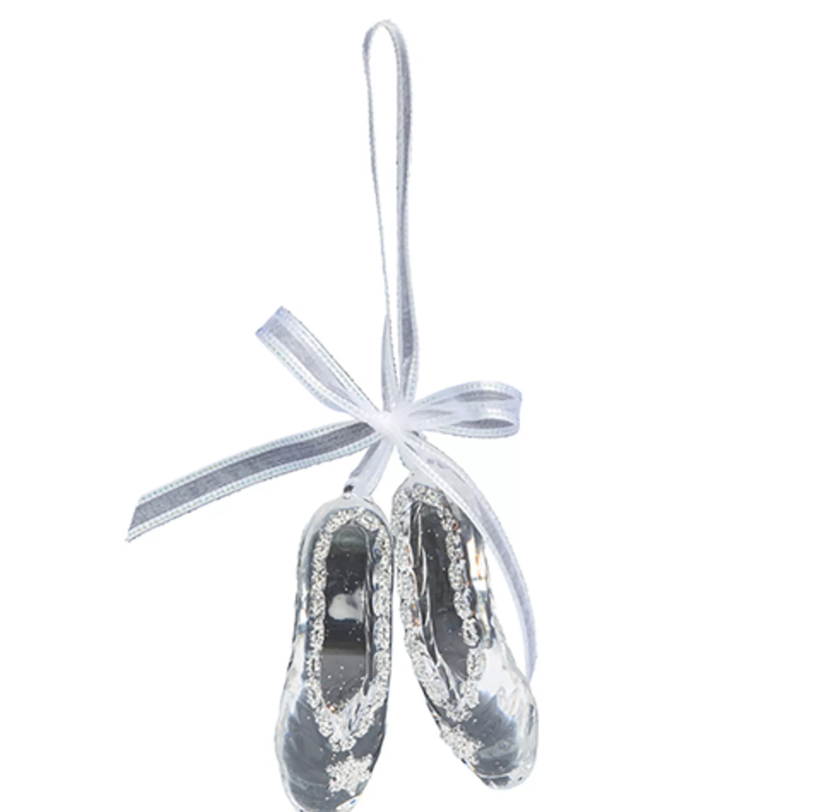 * Hanging Christmas Ornaments | Acrylic Ballerina Shoes Hanging Ornament - 9Cm