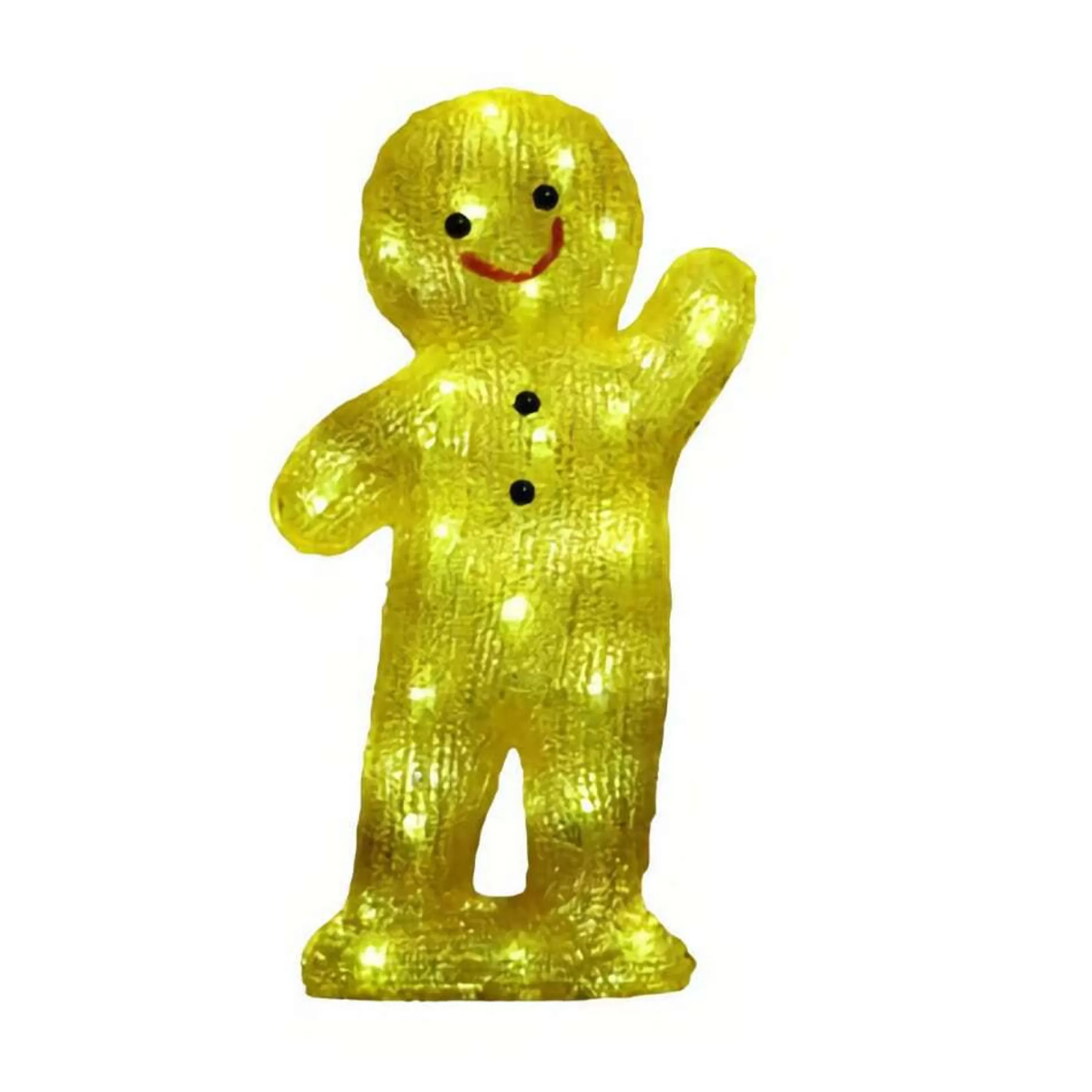 Outlet * Acrylic Light Up Gingerbread Man - 40Cm