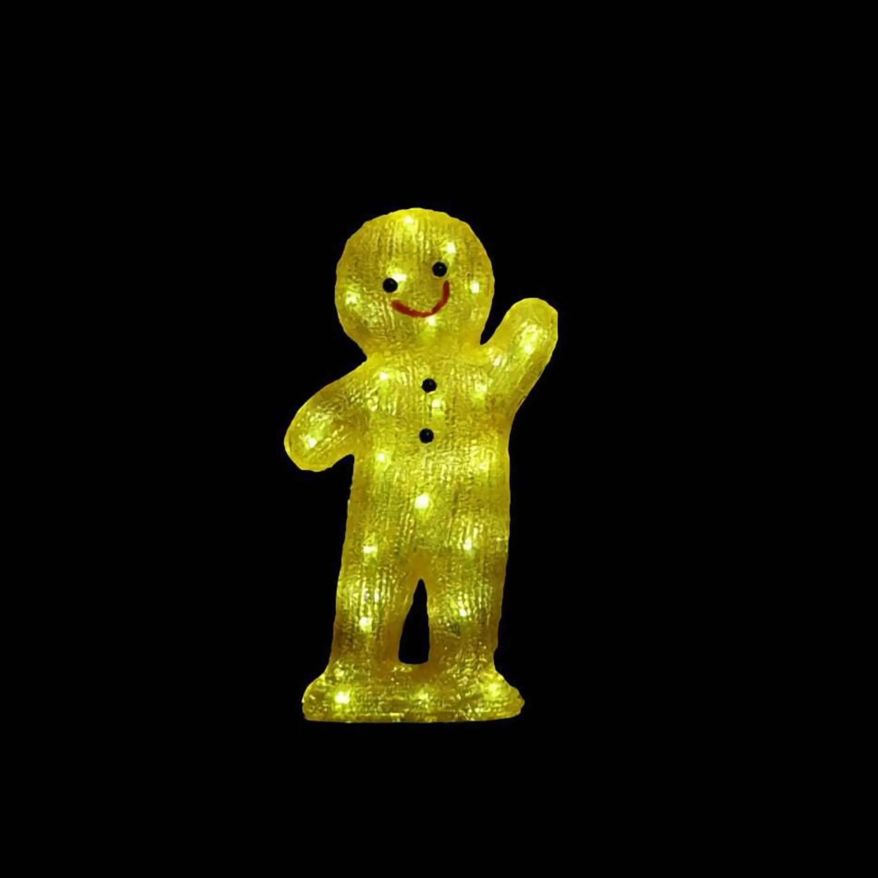 Outlet * Acrylic Light Up Gingerbread Man - 40Cm