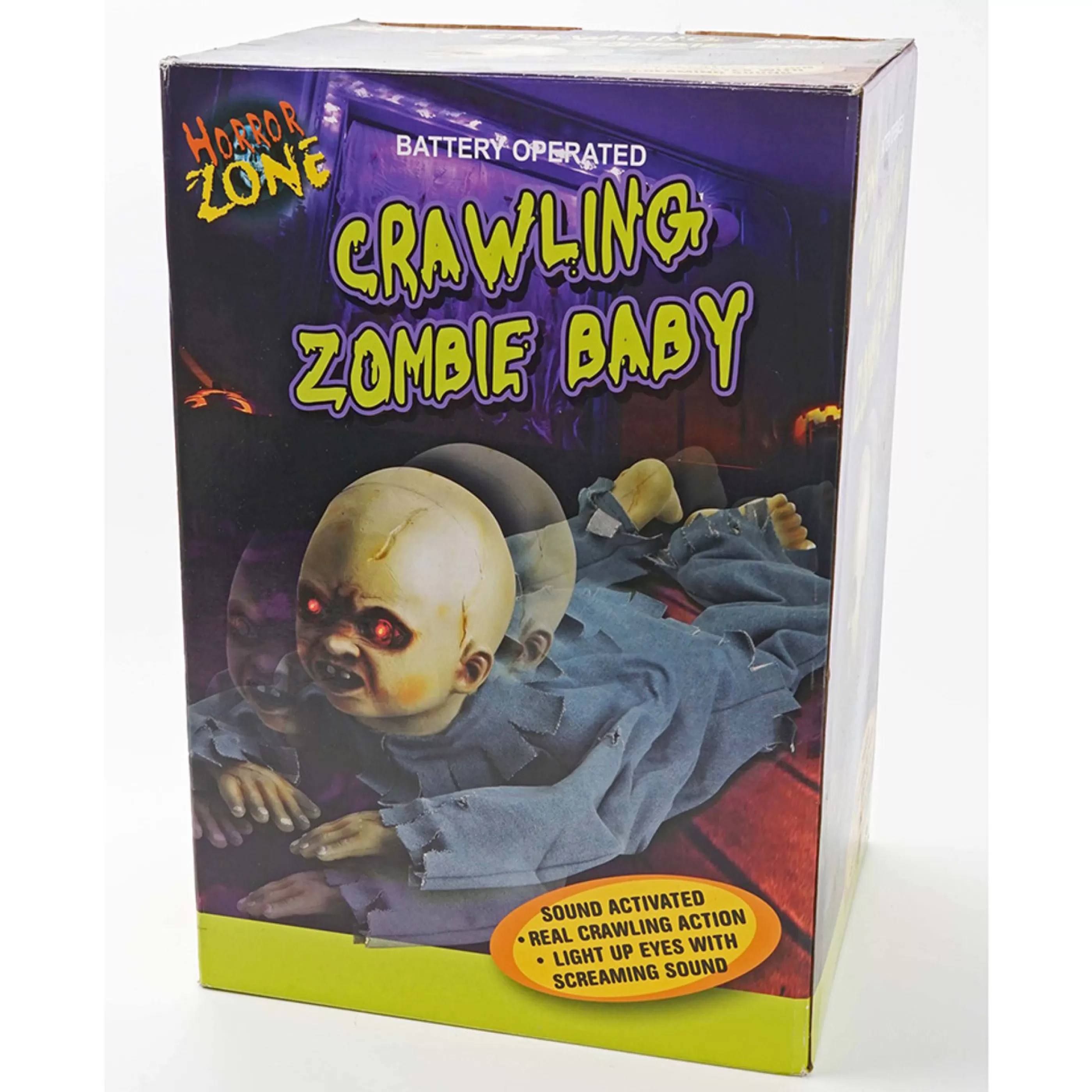 Sale Witches of Halloween Animated Crawling Zombie Baby (Sound And Lights)