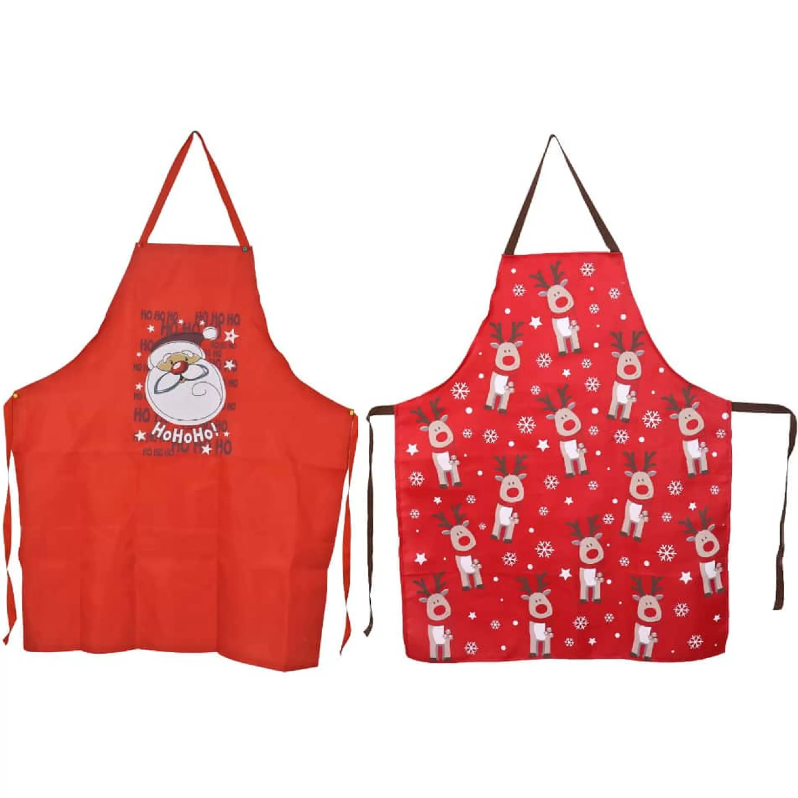 Hot * Apron Red With Cute Print Adult (2 Styles)