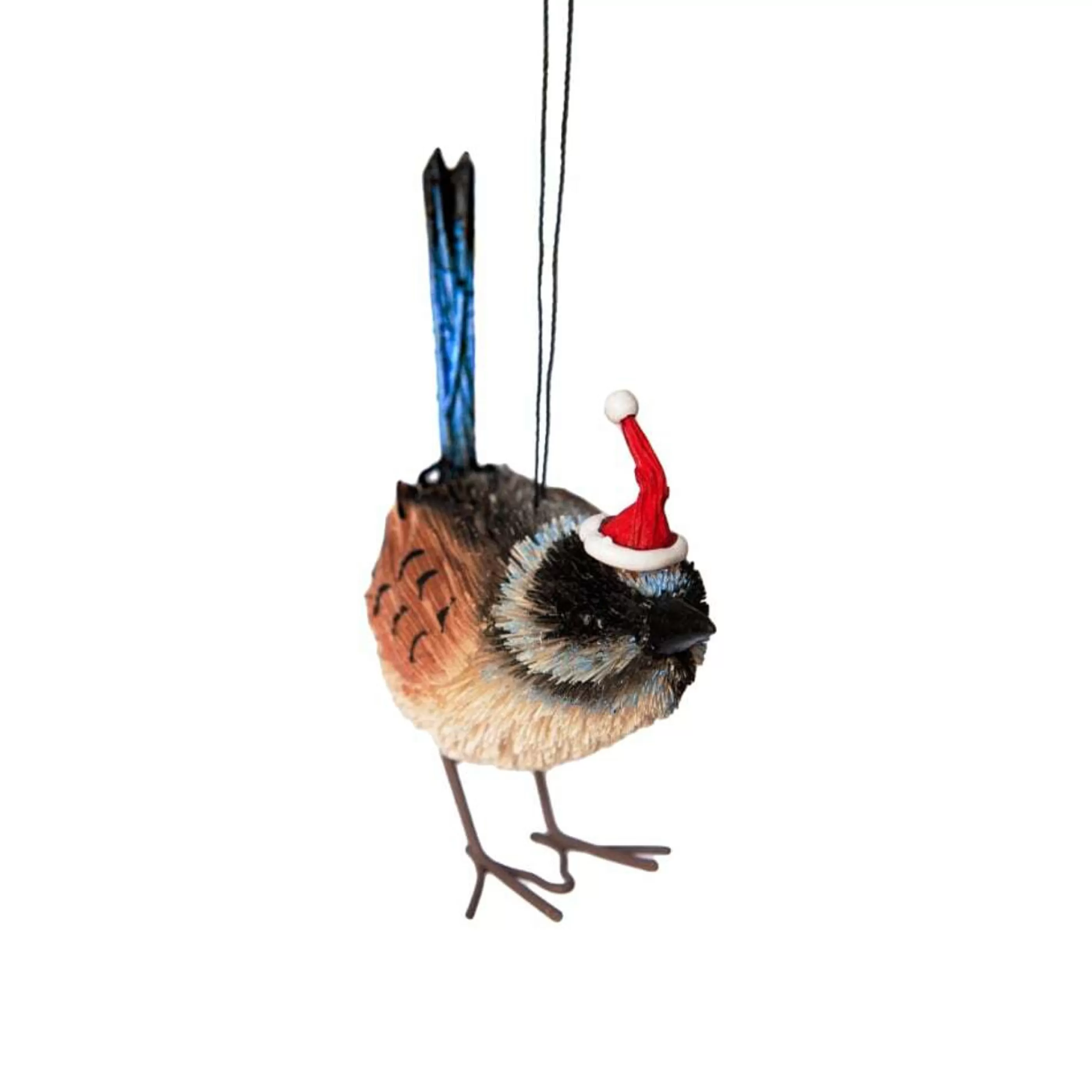 * Australian Decorations | Aussie Blue Wren Christmas Ornament - 8Cm