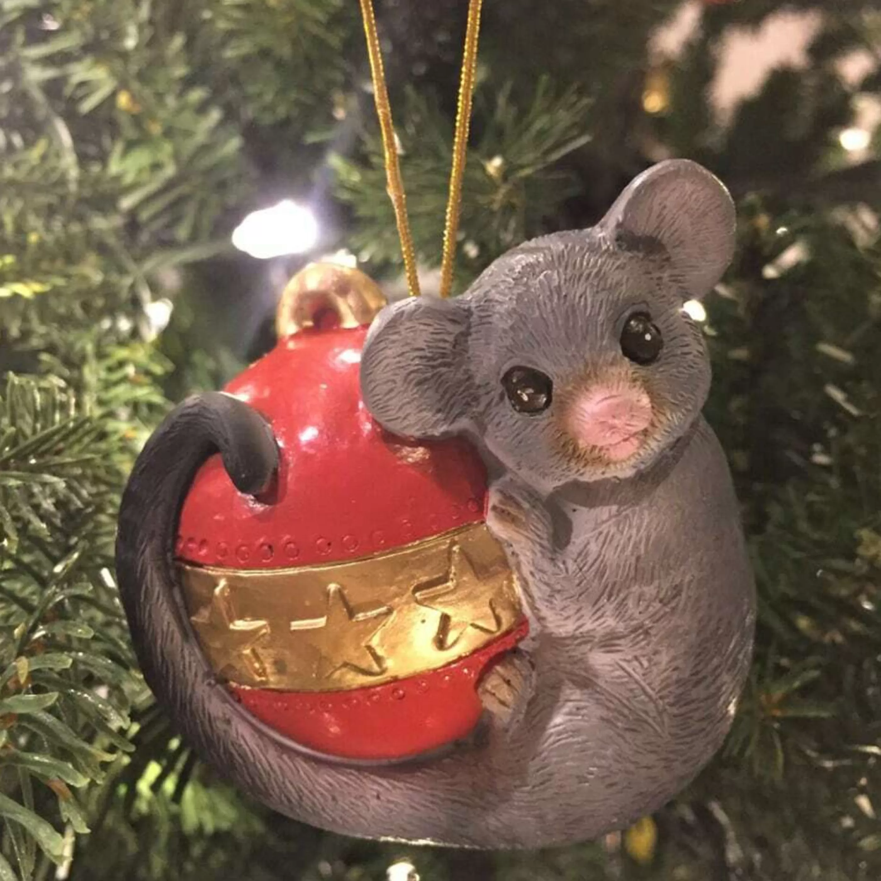 * Australian Decorations | Aussie Christmas Possum On Bauble - 9Cm