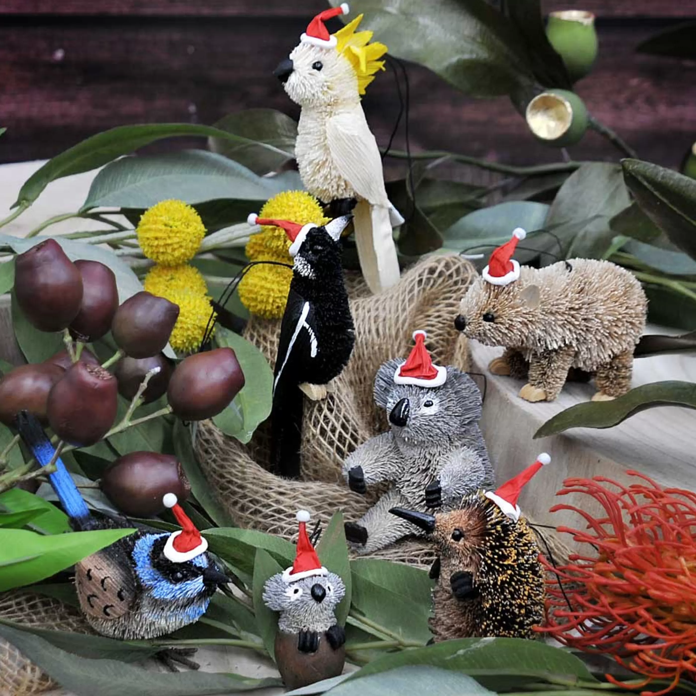 * Australian Decorations | Aussie Cockatoo Christmas Ornament - 10Cm