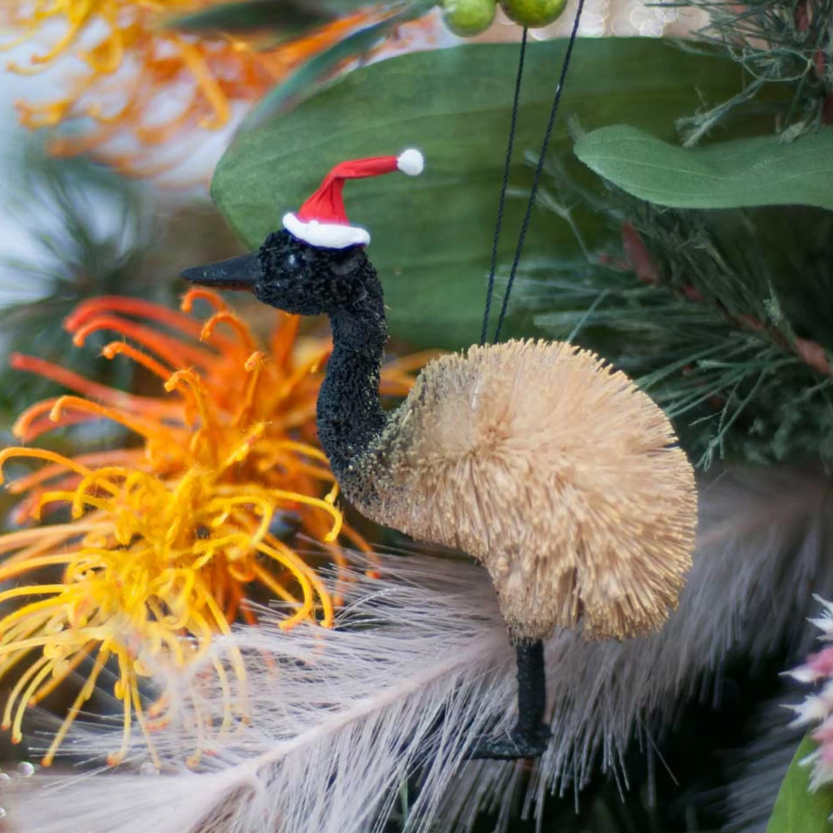 * Australian Decorations | Aussie Emu Christmas Ornament - 10Cm