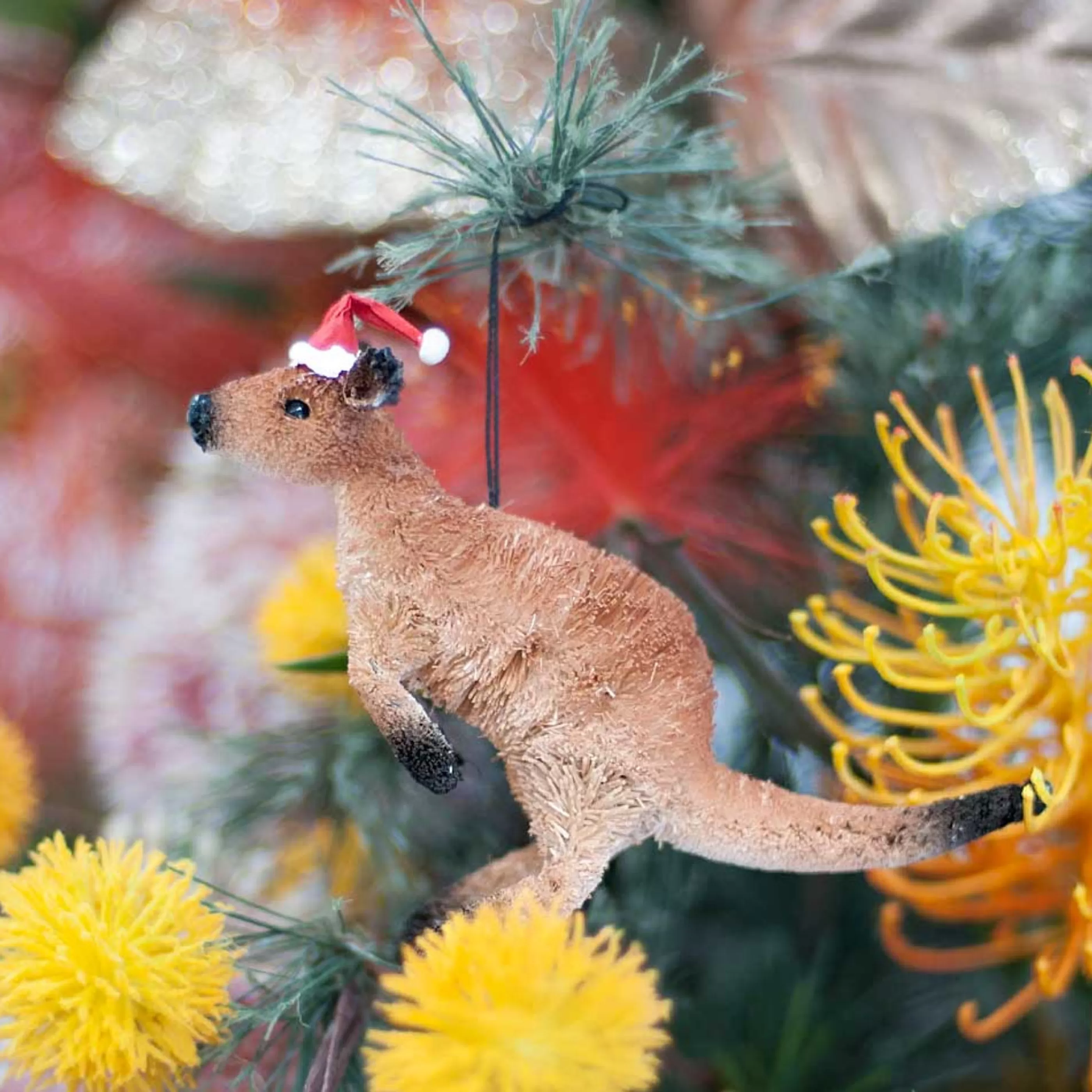 * Australian Decorations | Aussie Kangaroo Christmas Ornament - 10Cm