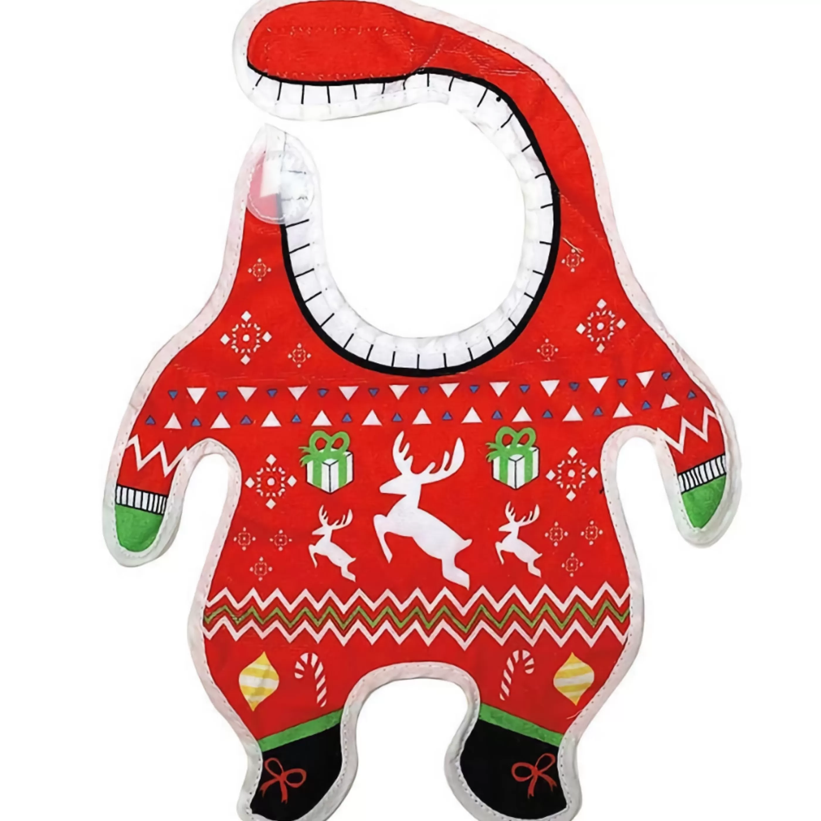 Best Sale * Baby Ugly Christmas Sweater Bib - 30Cm