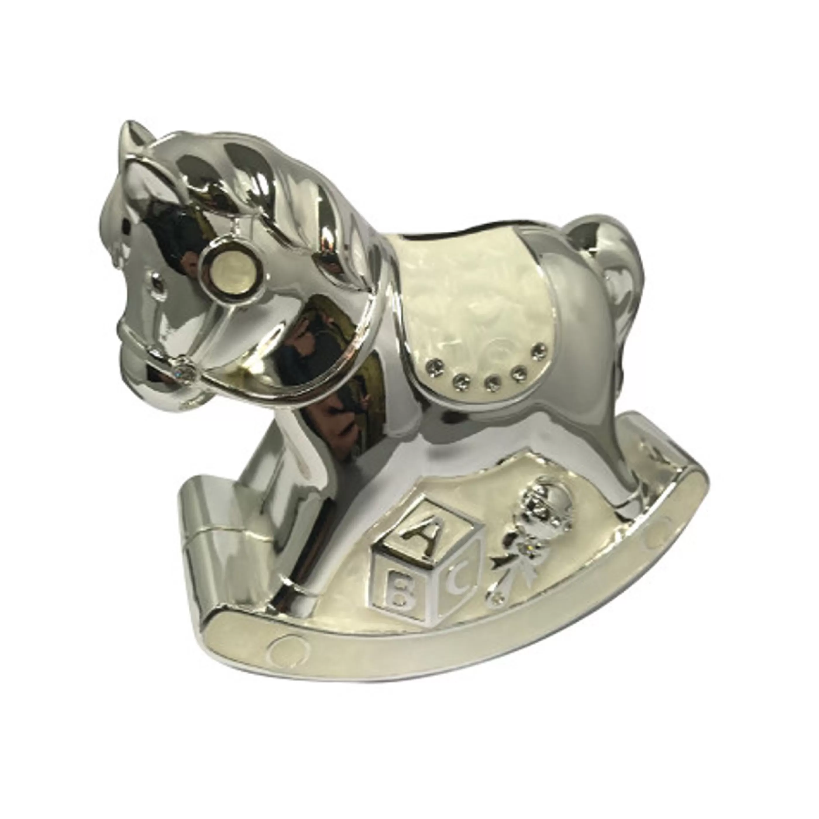 * Baby's First Christmas | Baby's Money Box Rocking Horse - 12.7Cm