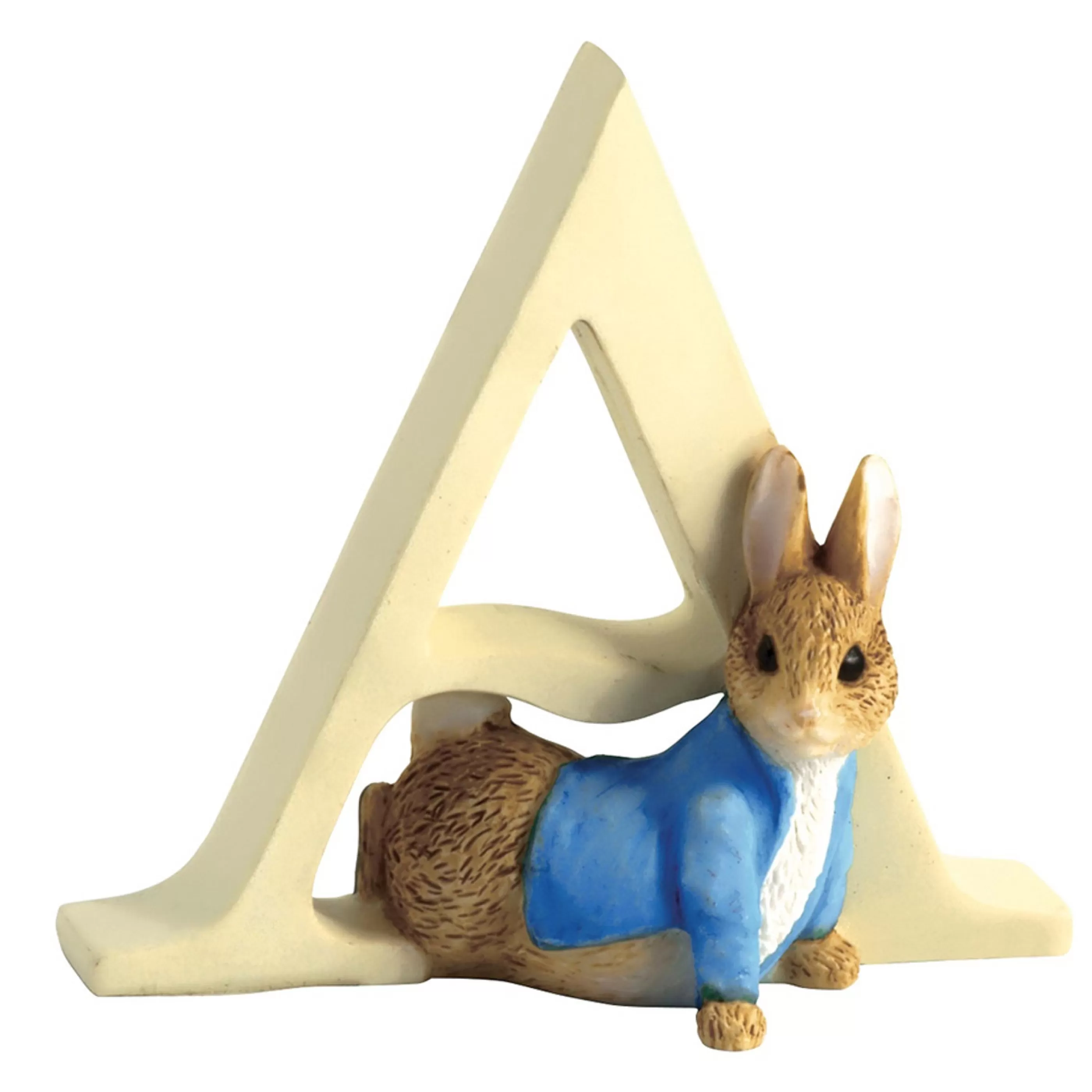 Beatrix Potter - Peter Rabbit Table Top Decorations | Beatrix Potter - Letter A Peter Rabbit Figurine - 7Cm