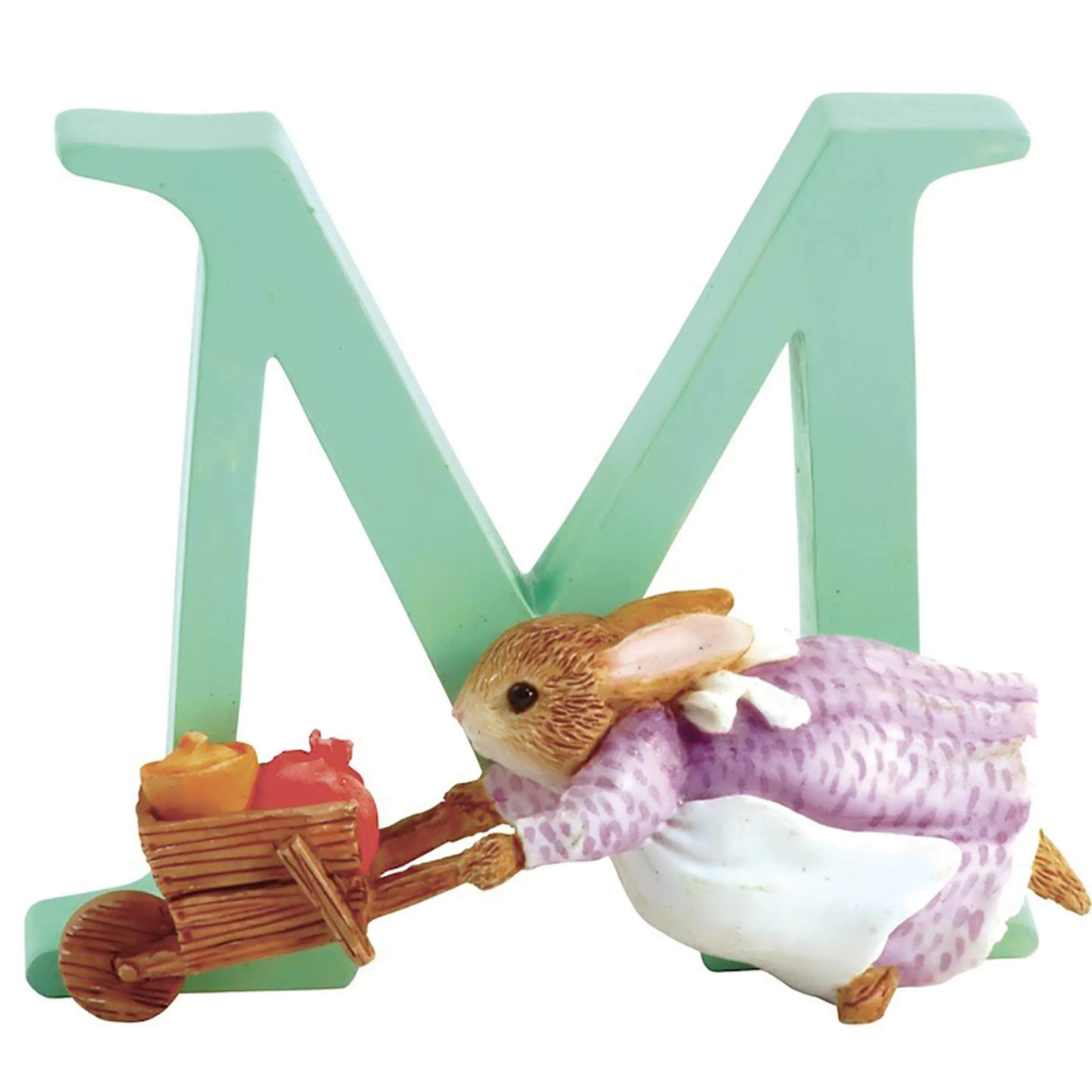 Beatrix Potter - Peter Rabbit Table Top Decorations | Beatrix Potter - Letter M Cecily Parsley - 7Cm