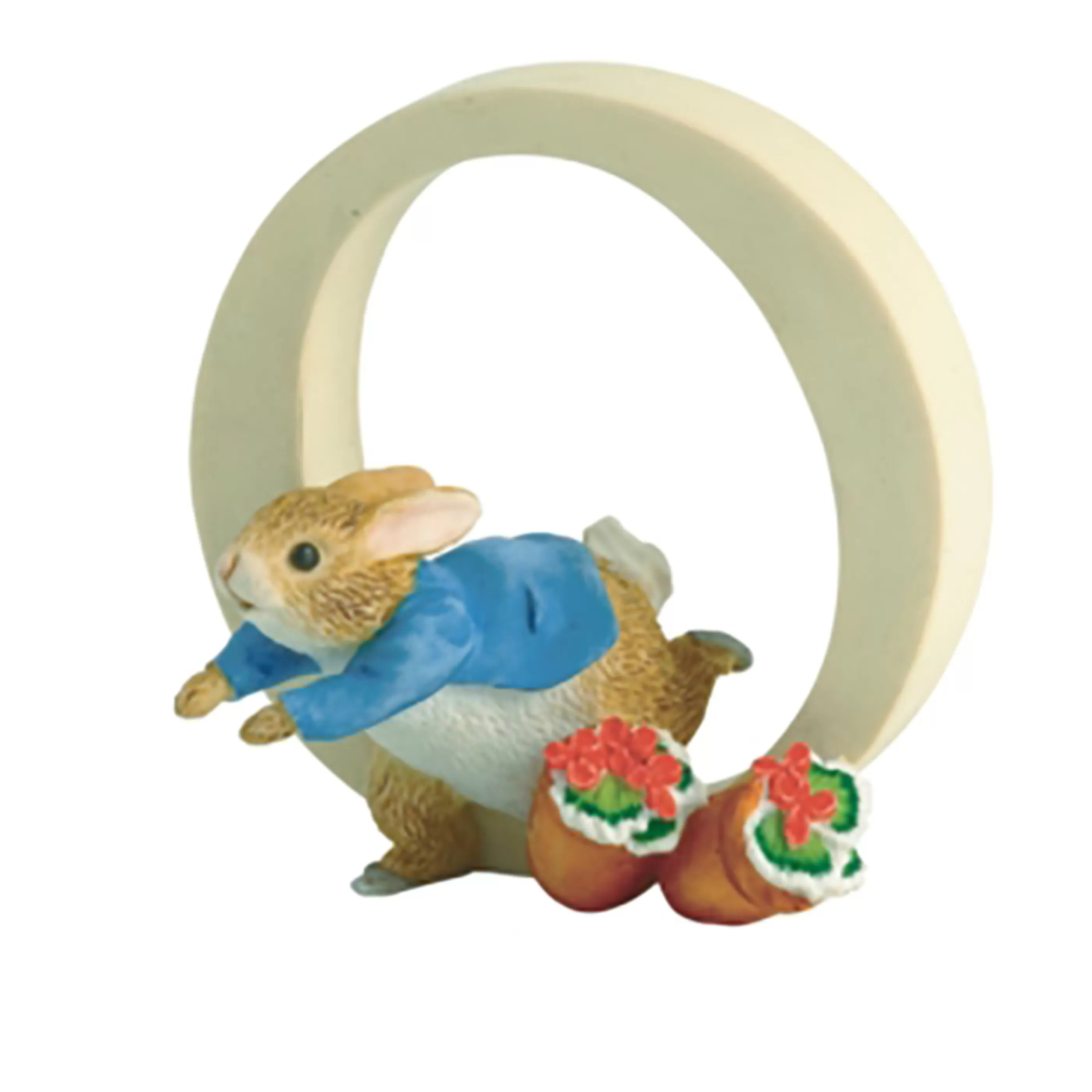 Beatrix Potter - Peter Rabbit Table Top Decorations | Beatrix Potter - Letter O Peter Rabbit - 7Cm