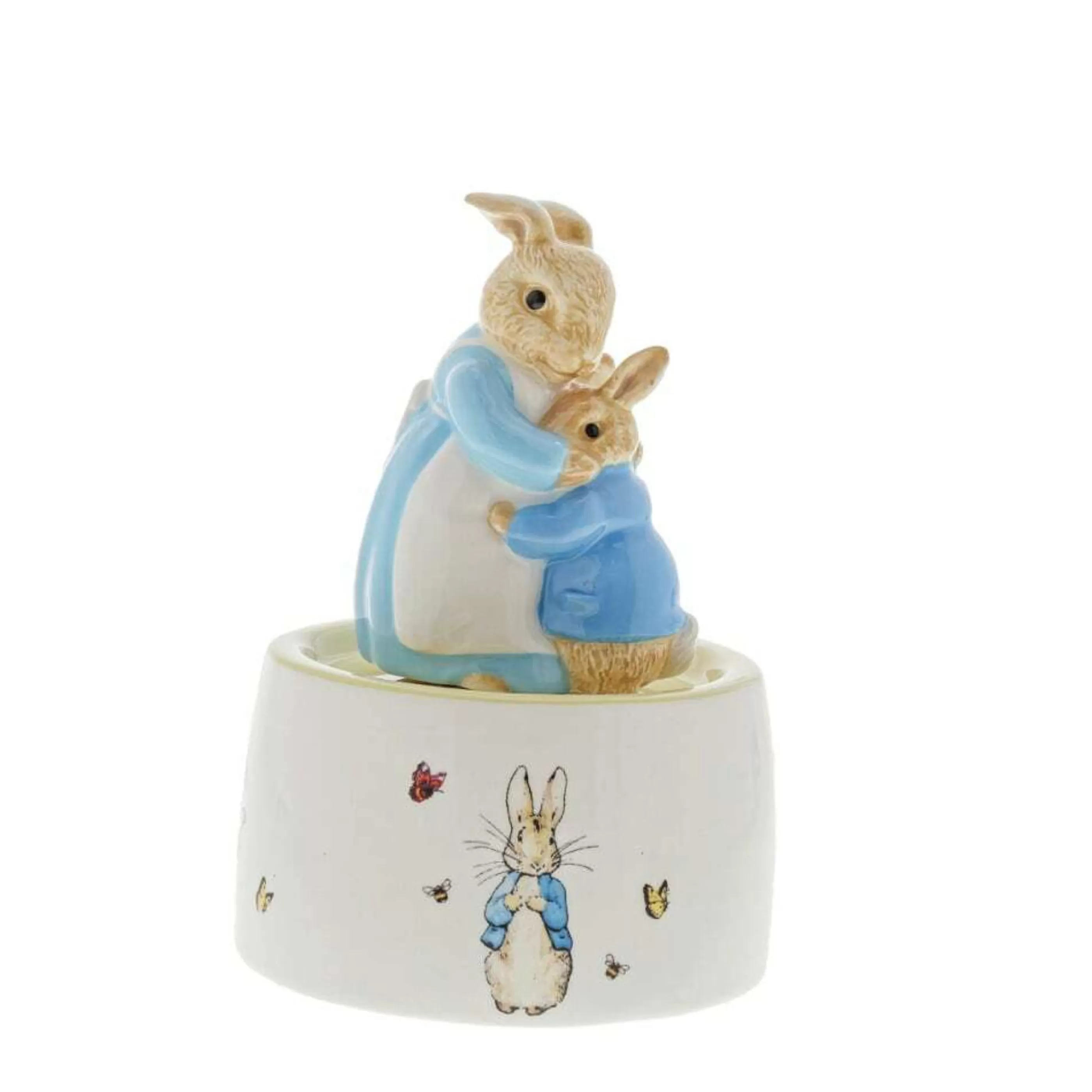 Beatrix Potter - Peter Rabbit Table Top Decorations | Beatrix Potter Mrs Rabbit + Peter Rabbit Musical - 12Cm