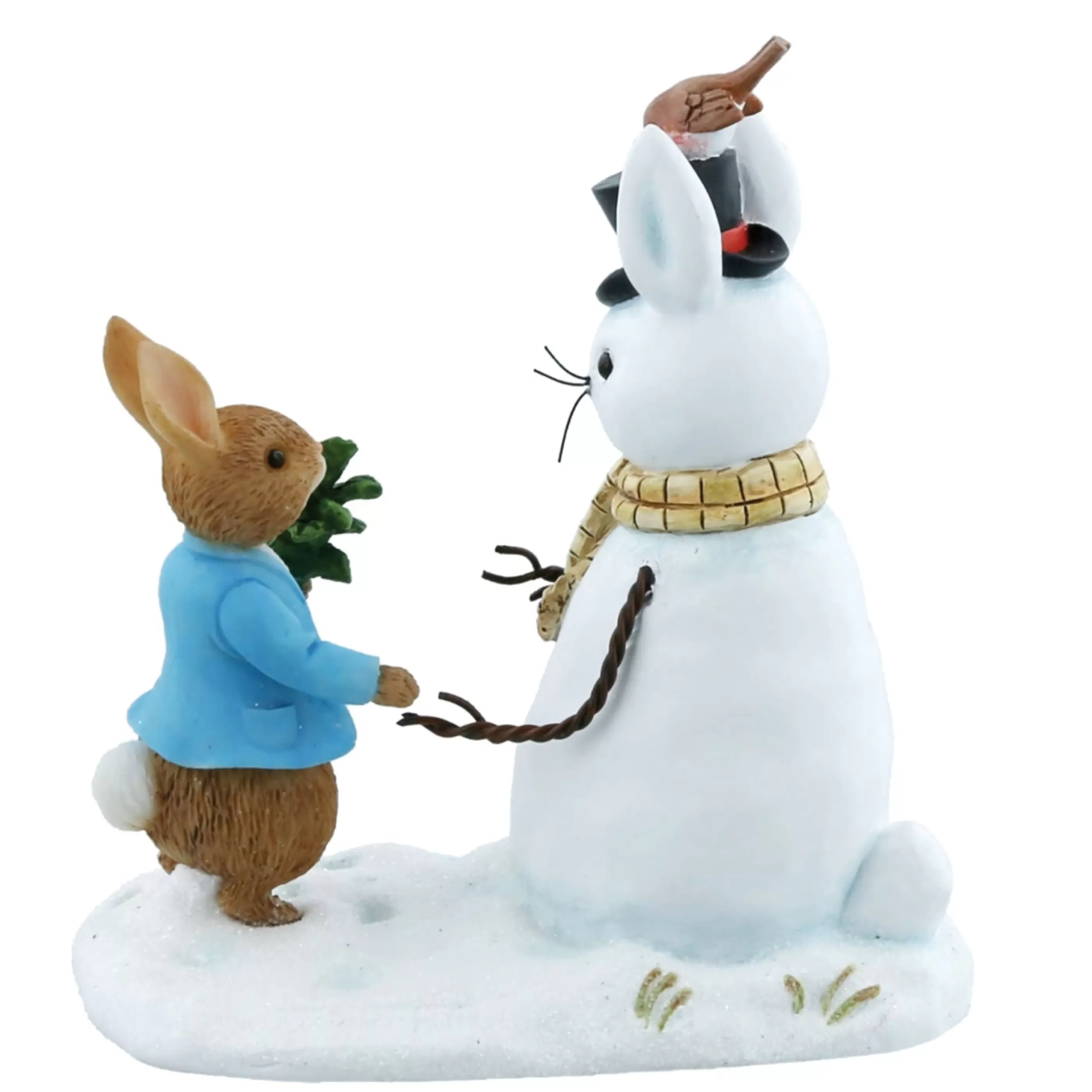 Beatrix Potter - Peter Rabbit Table Top Decorations | Beatrix Potter Peter Rabbit And Snow Rabbit Christmas - 9.5Cm