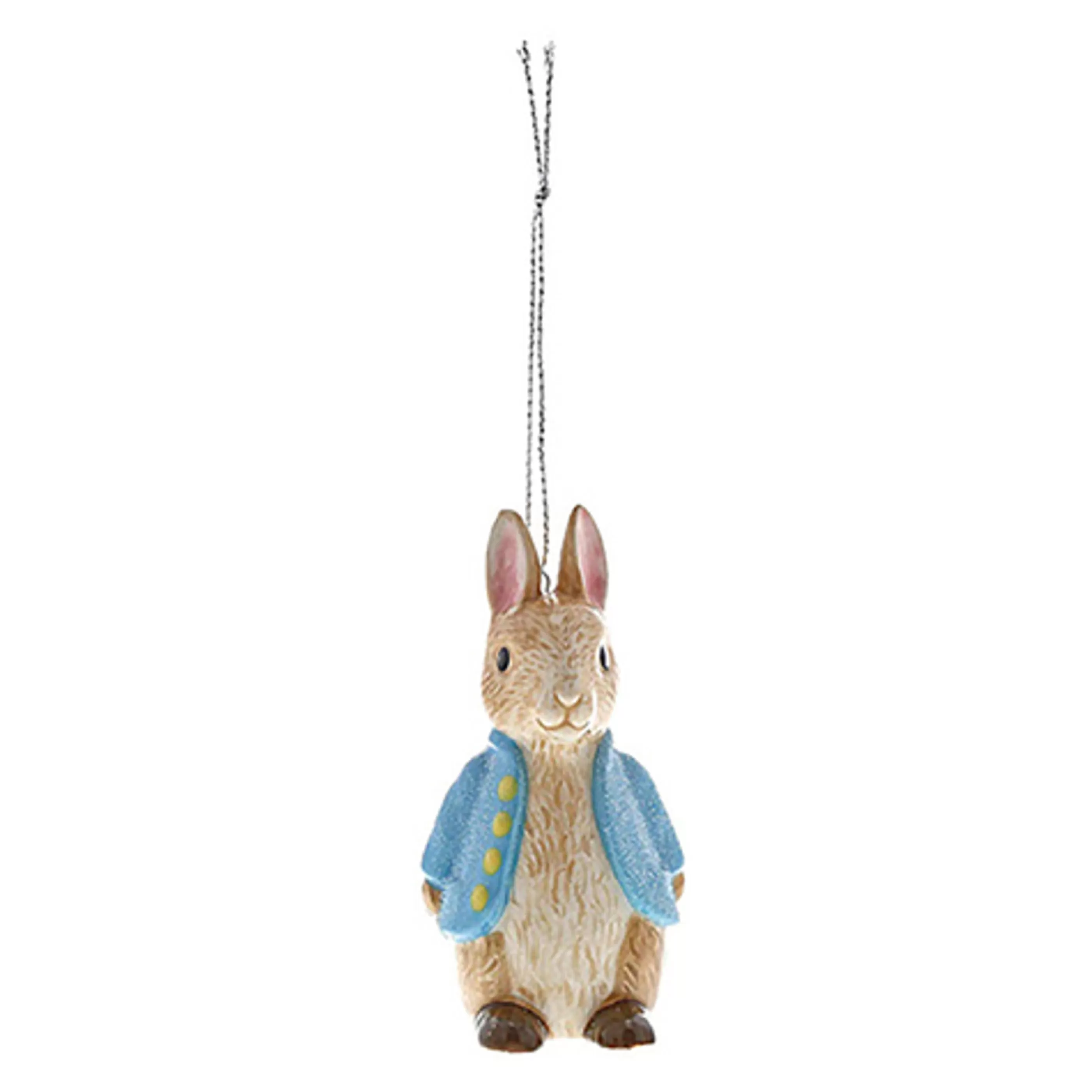 Beatrix Potter - Peter Rabbit Baby's First Christmas | Beatrix Potter Peter Rabbit Hanging Ornament - 7Cm