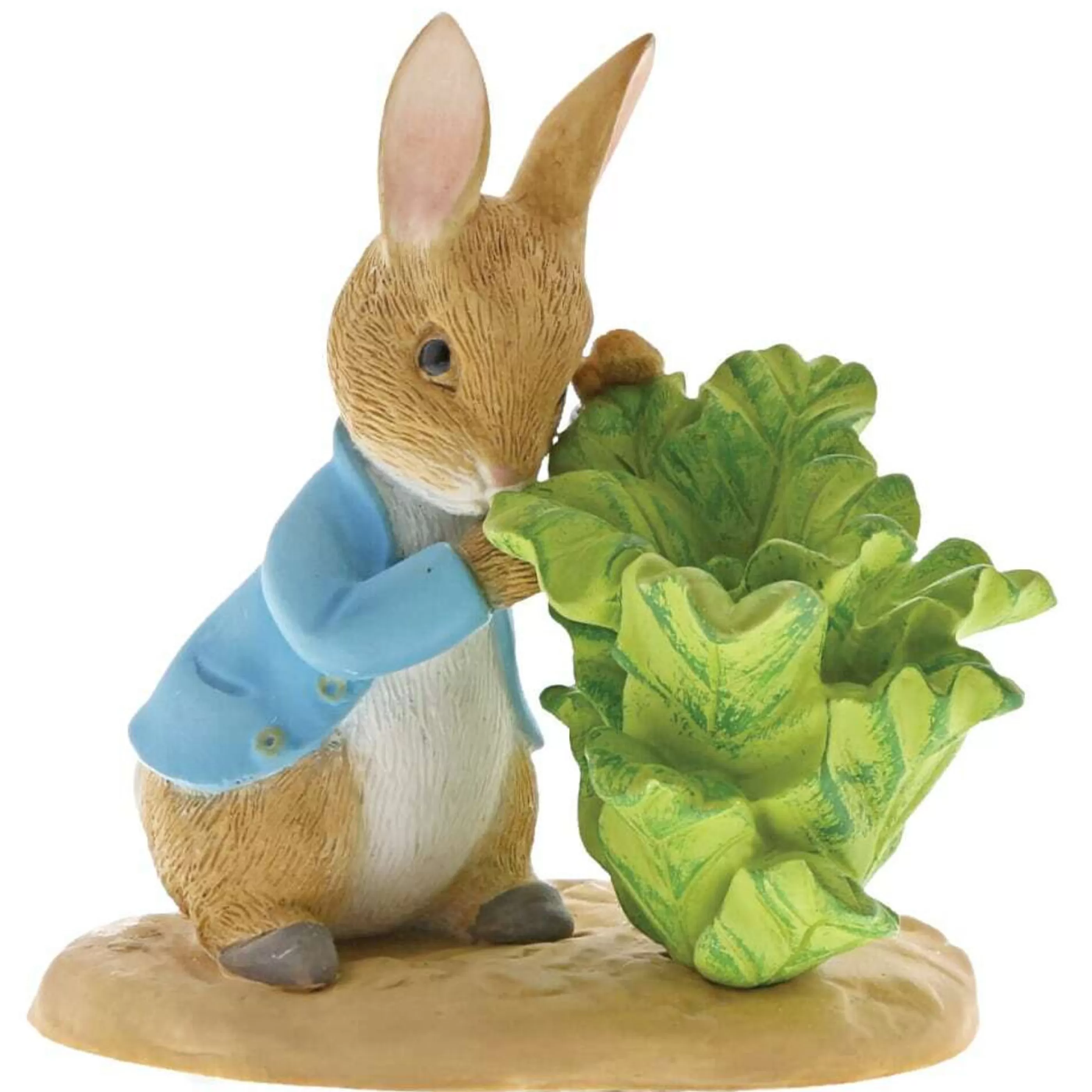 Beatrix Potter - Peter Rabbit Table Top Decorations | Beatrix Potter Peter Rabbit With Lettuce Mini Figure - 6Cm