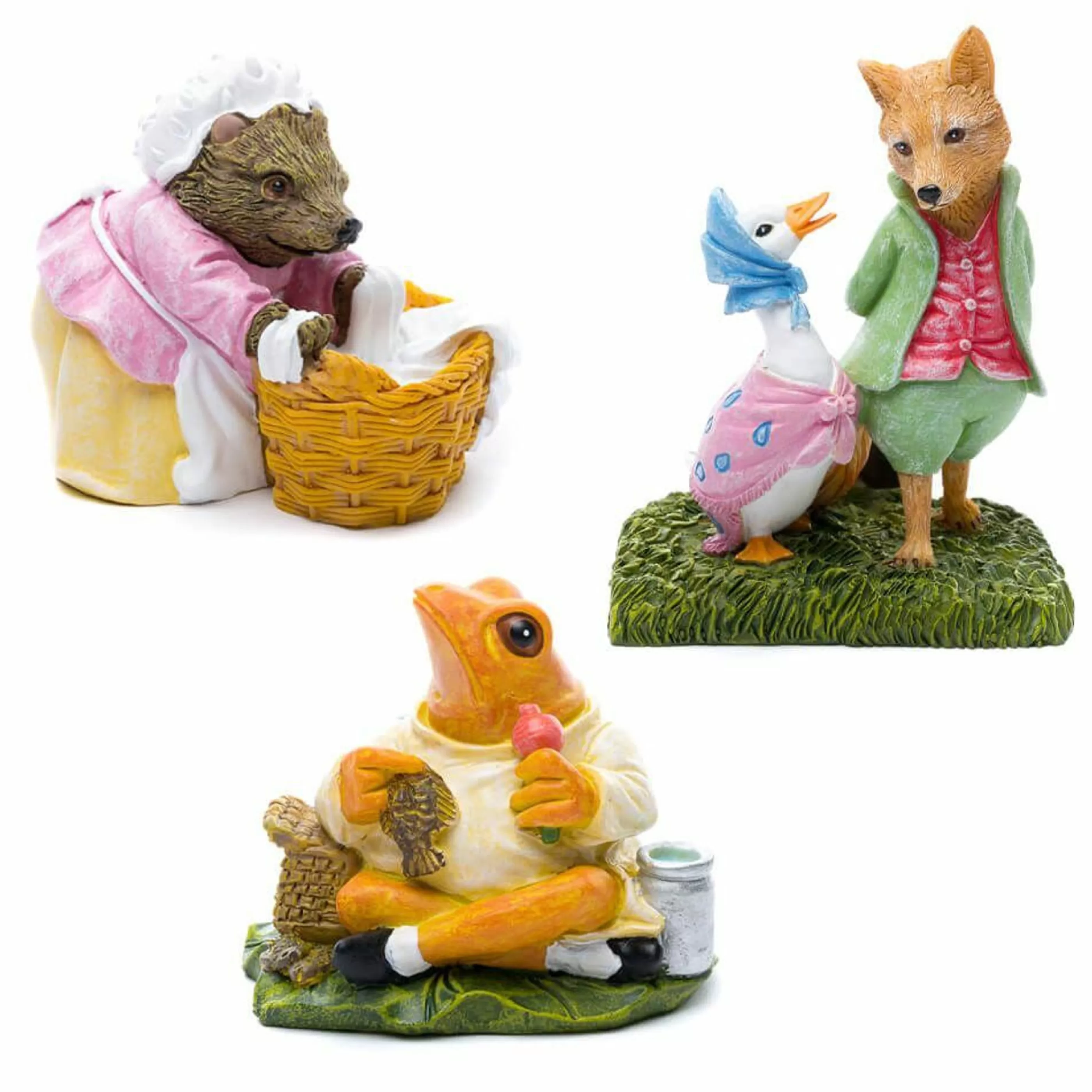 Beatrix Potter - Peter Rabbit Table Top Decorations | Beatrix Potter Plant Pot Feet (Set Of 3) - 11.5Cm