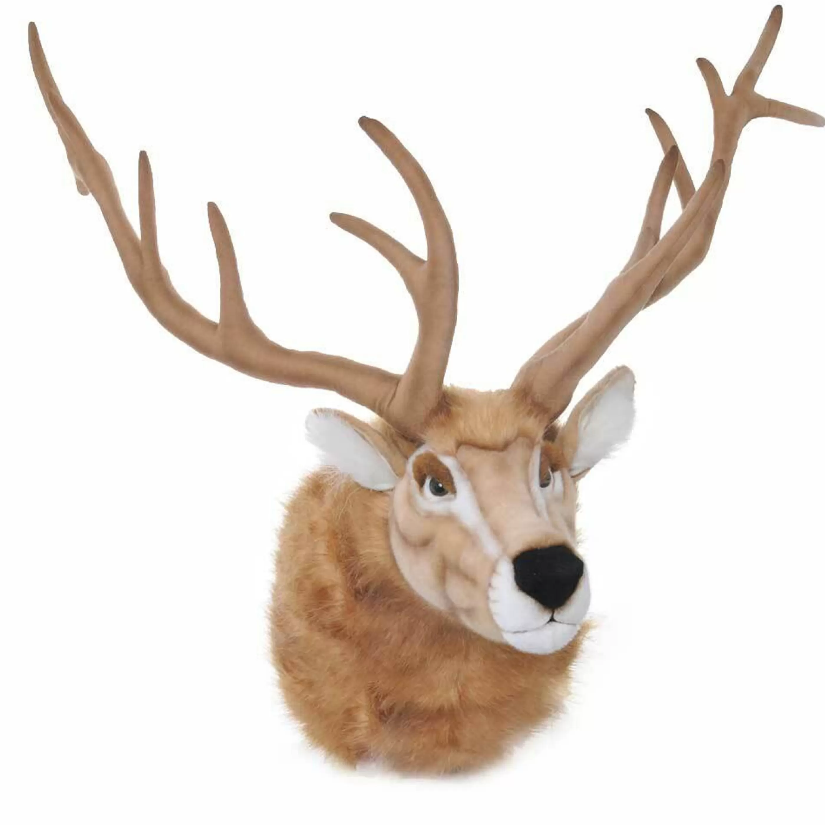 * Wall Signs & Decorations | Beige Reindeer Amounted Head (Animatronic) - 60Cm