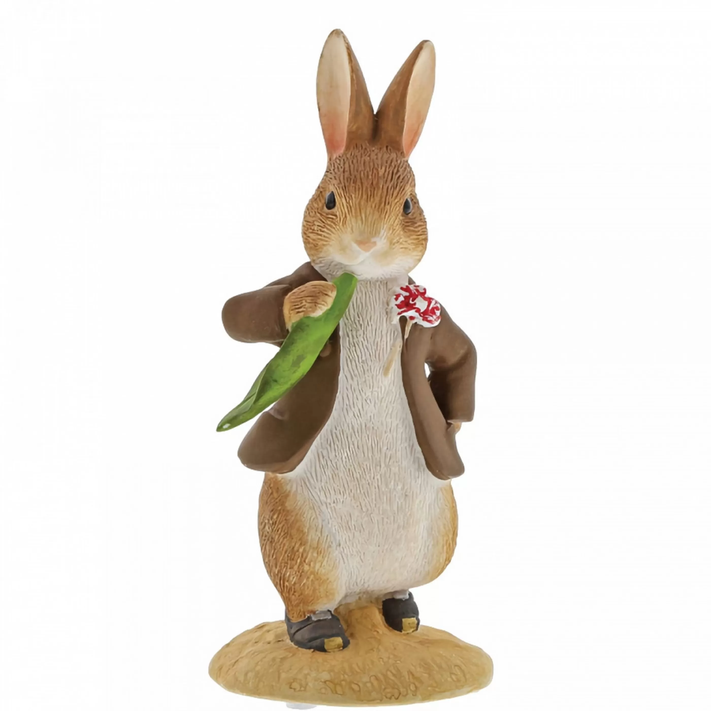 Beatrix Potter - Peter Rabbit Baby's First Christmas | Benjamin Ate A Lettuce Leaf Figurine - 7Cm