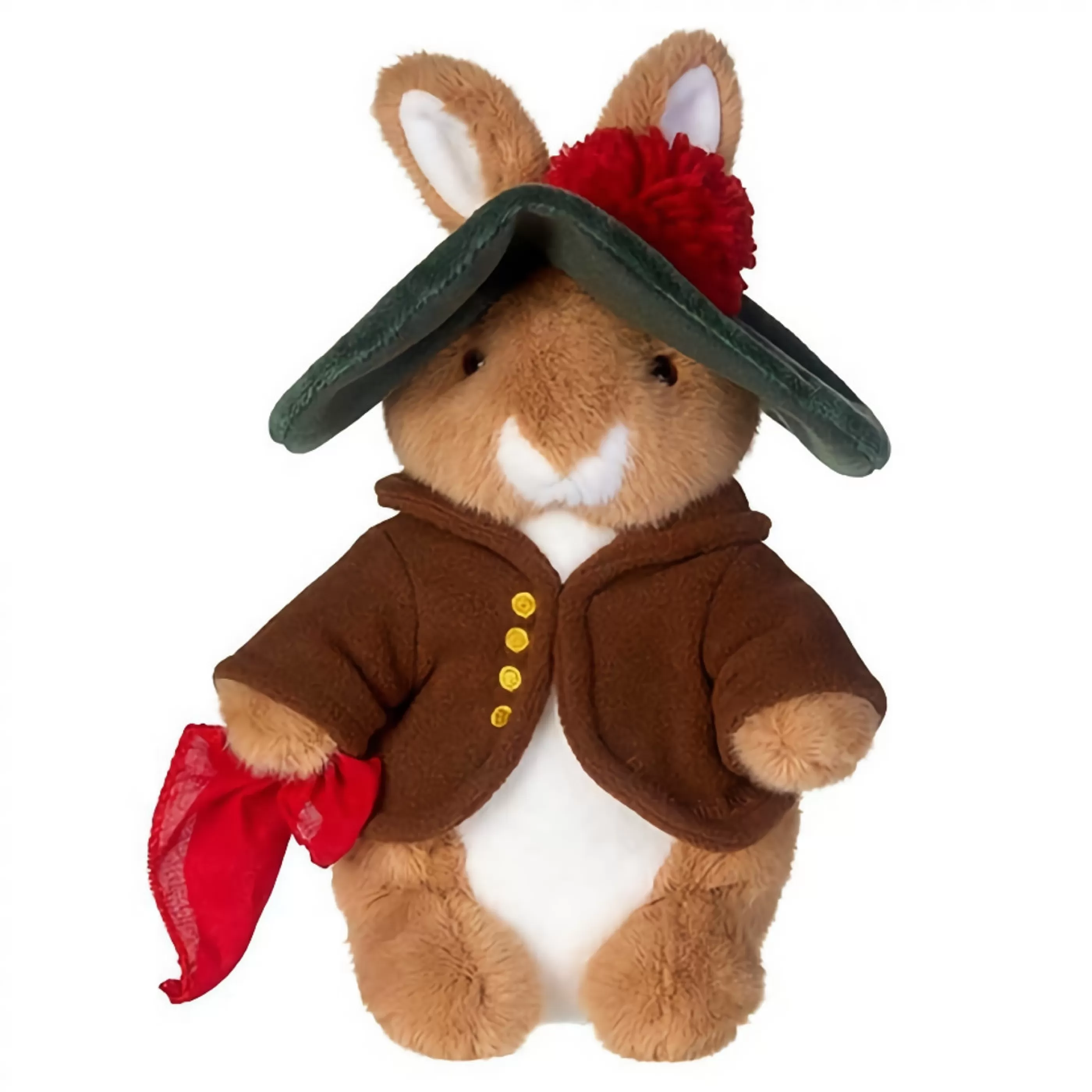 Beatrix Potter - Peter Rabbit Baby's First Christmas | Benjamin Bunny Plush With Brown Jacket - 25Cm