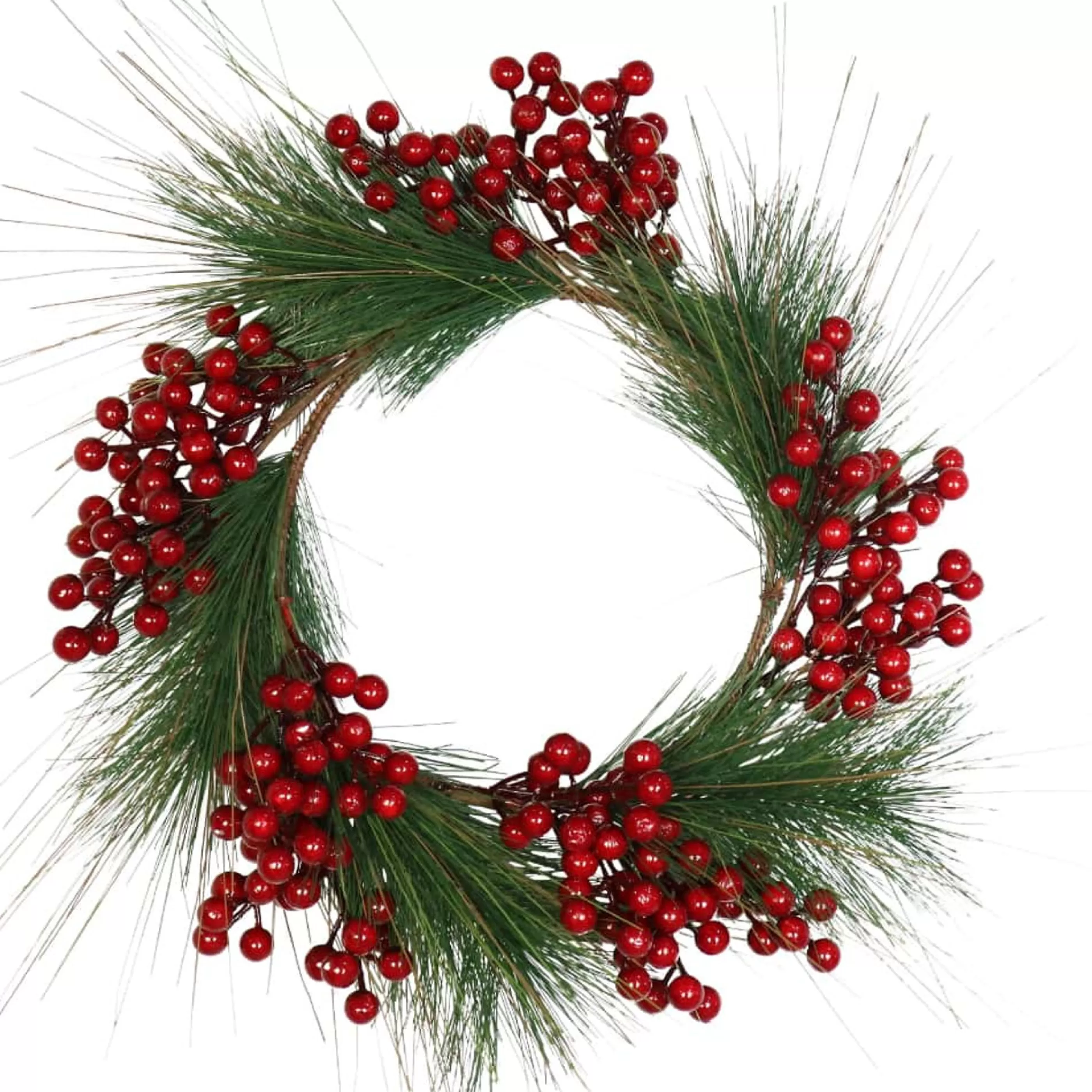 * Wreaths | Berry Pine Wreath - 45Cm