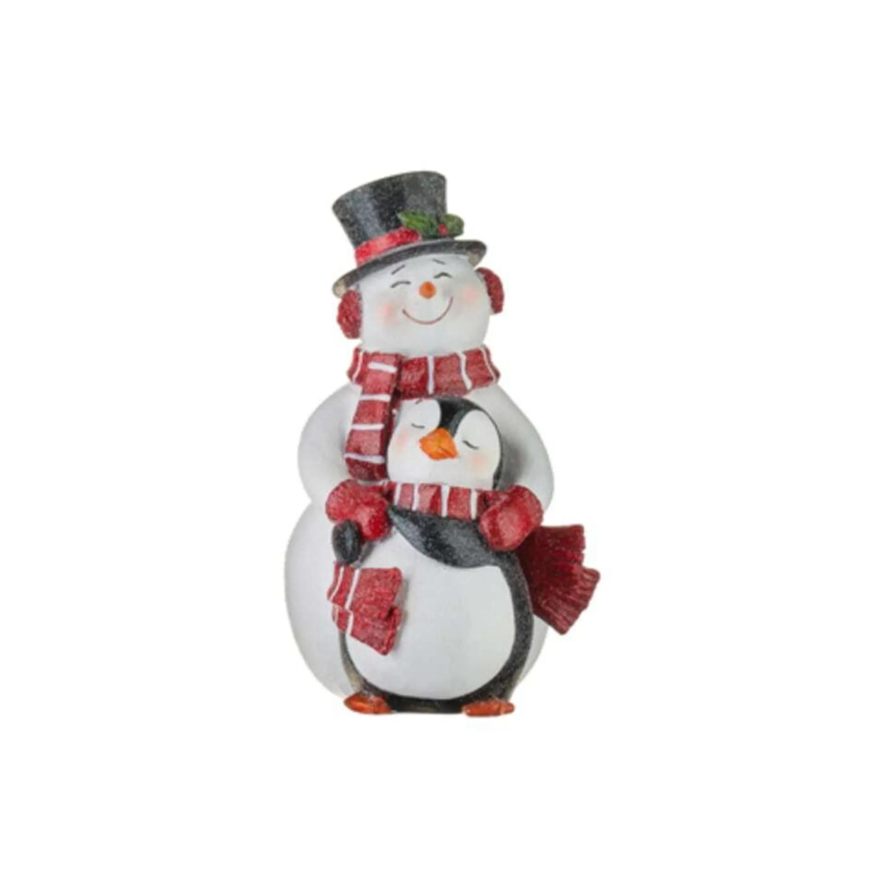 RAZ Imports Table Top Decorations | Best Friends Snowman And Penguin (2 Styles) - 20Cm