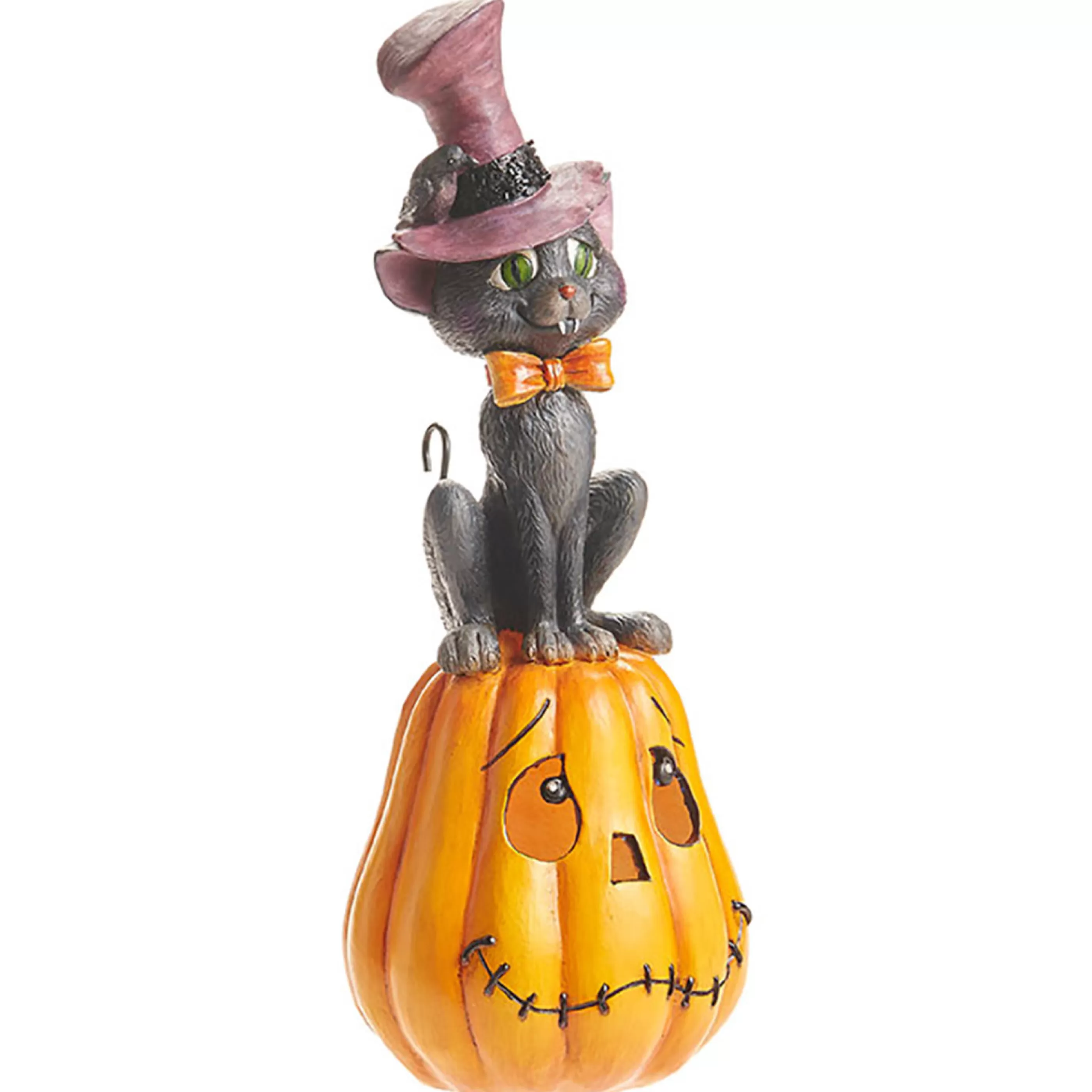 Online RAZ Imports Black Cat On Light Up Pumpkin - 35.5Cm