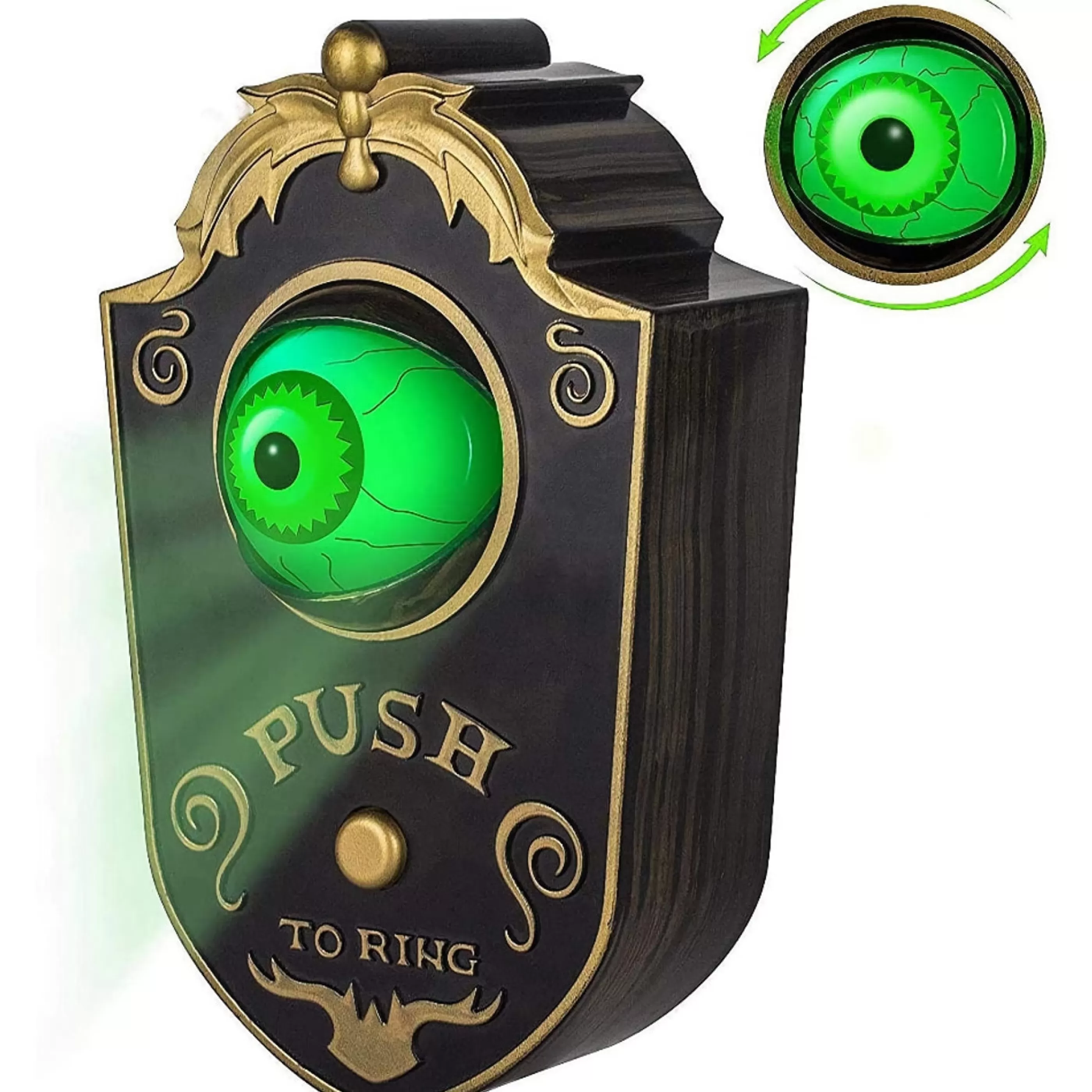 New Witches of Halloween Black Halloween Doorbell - 18Cm