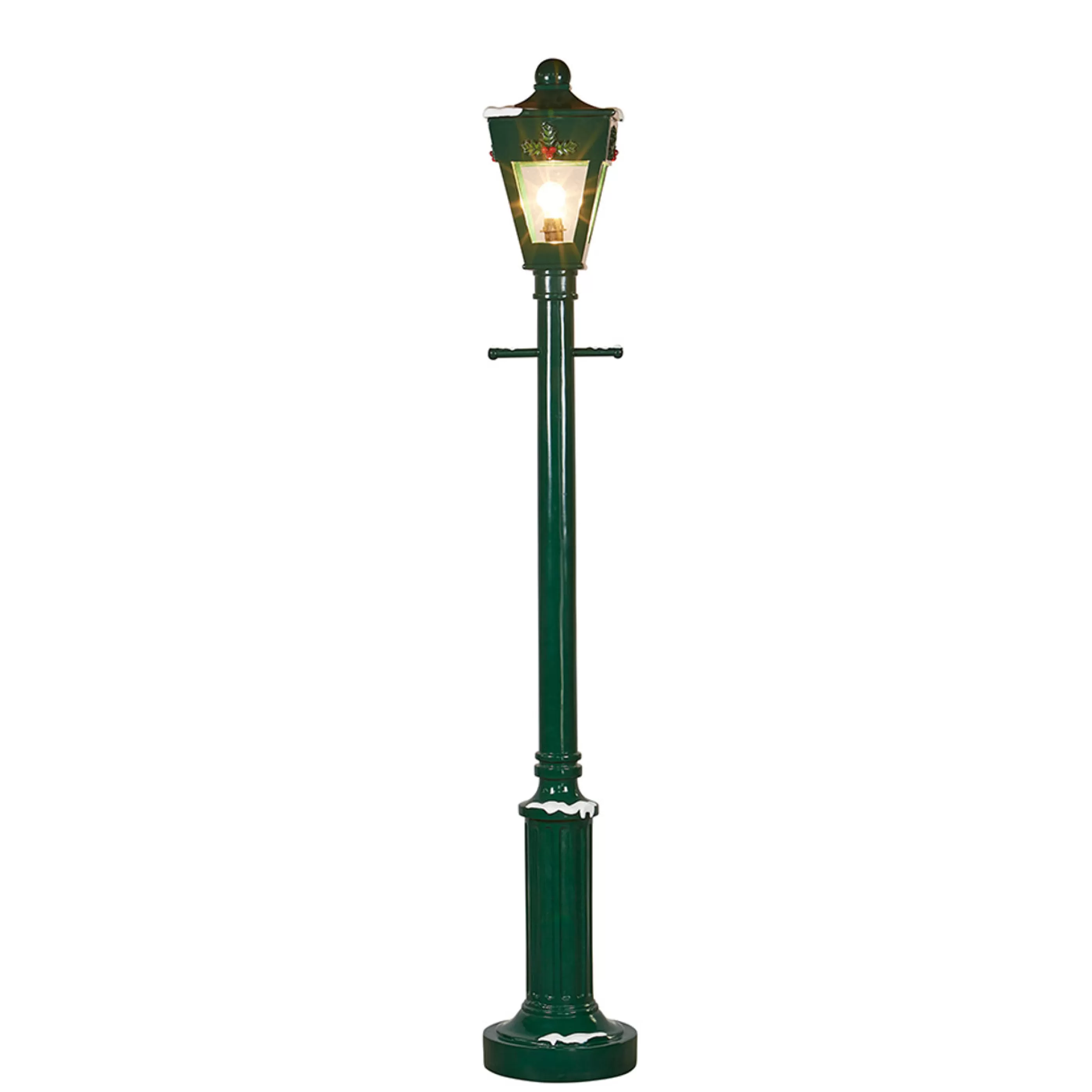 Hot Swishmas Black Lightup Lamp Post - 213Cm