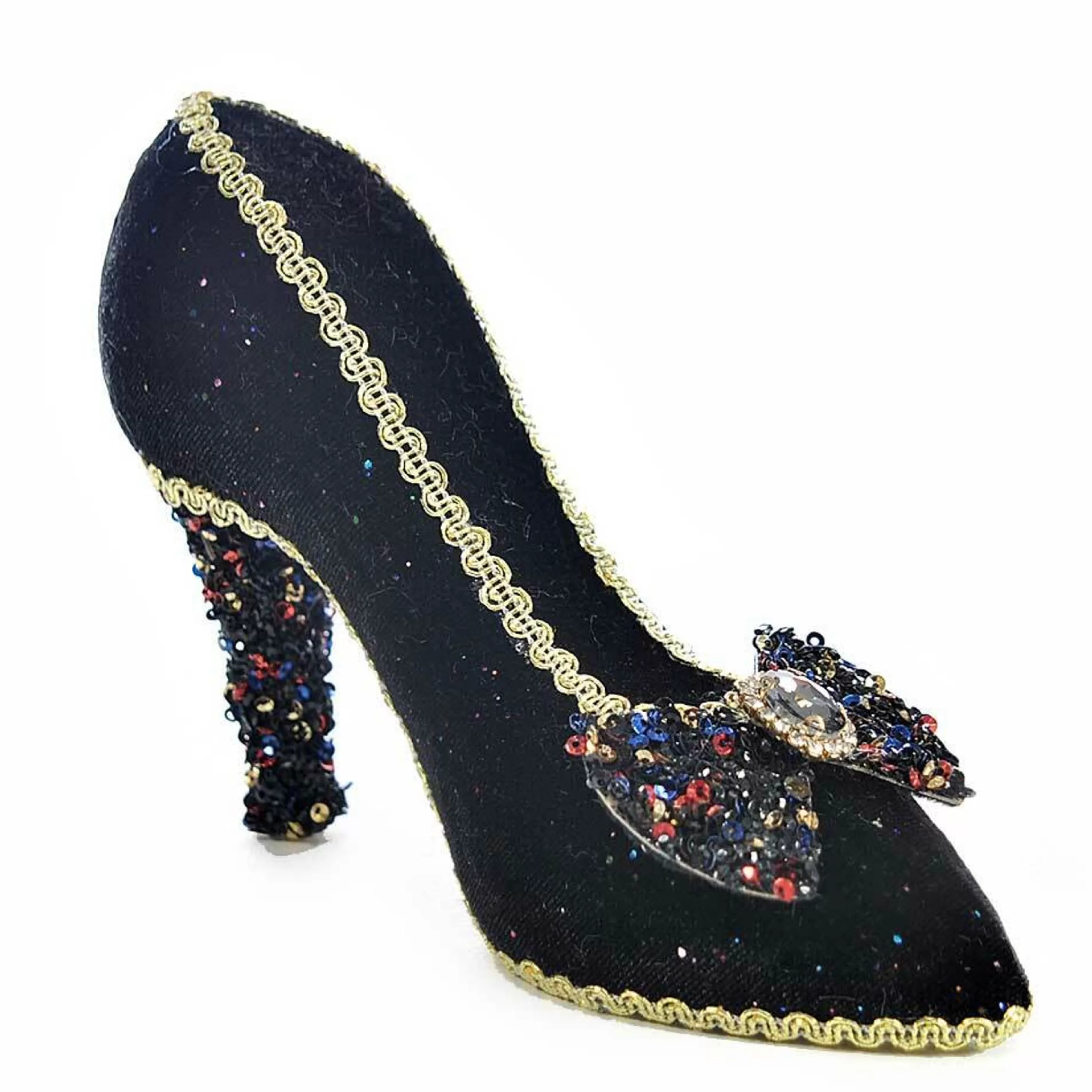 * Table Top Decorations | Black Shoe - 15Cm