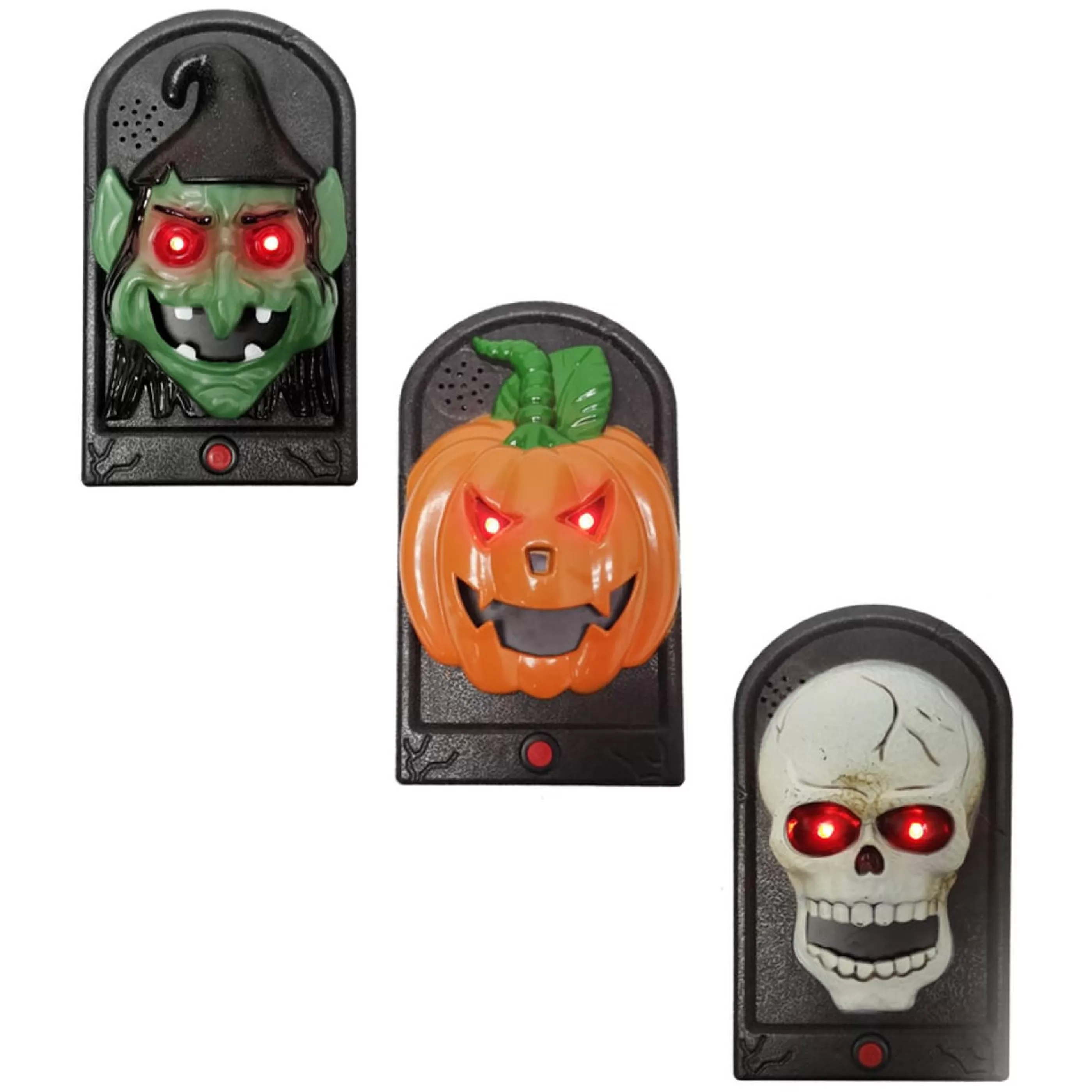 Cheap Witches of Halloween Bo Spooky Talking Doorbell (3 Styles) - 19Cm