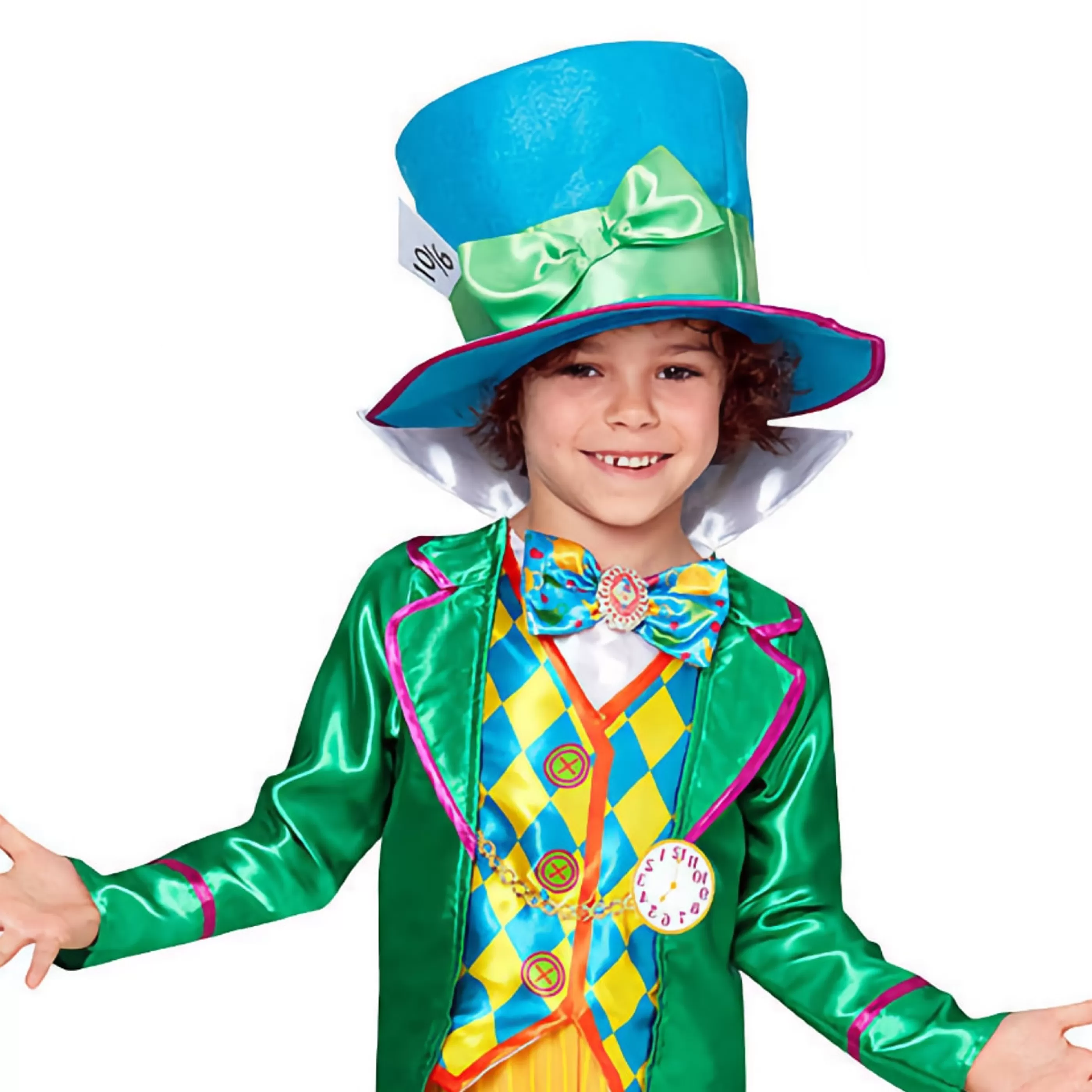 Online * Boys Mad Hatter Deluxe Costume - 3-5Yrs