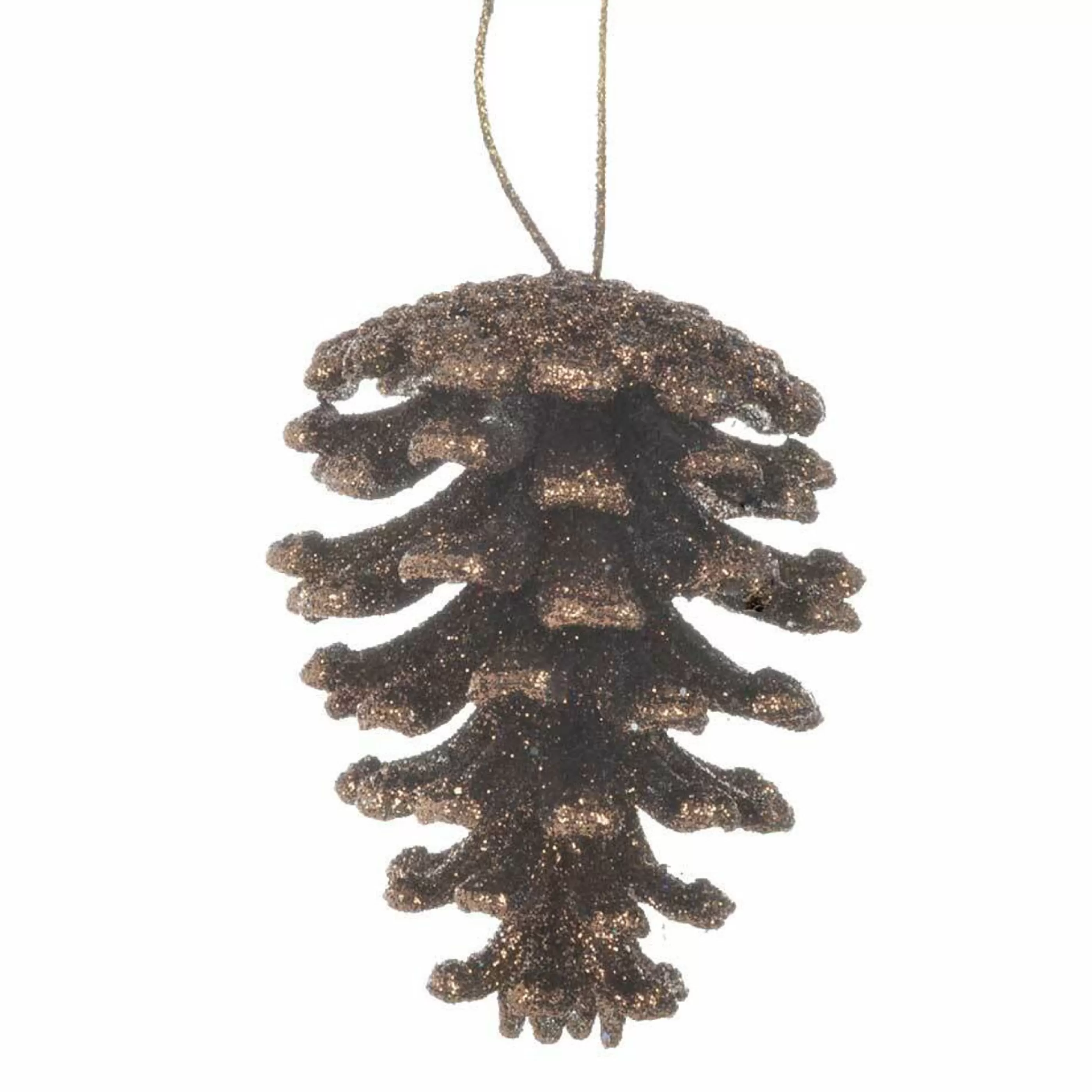 * Hanging Christmas Ornaments | Brown Pinecone Ornament - 8.5Cm