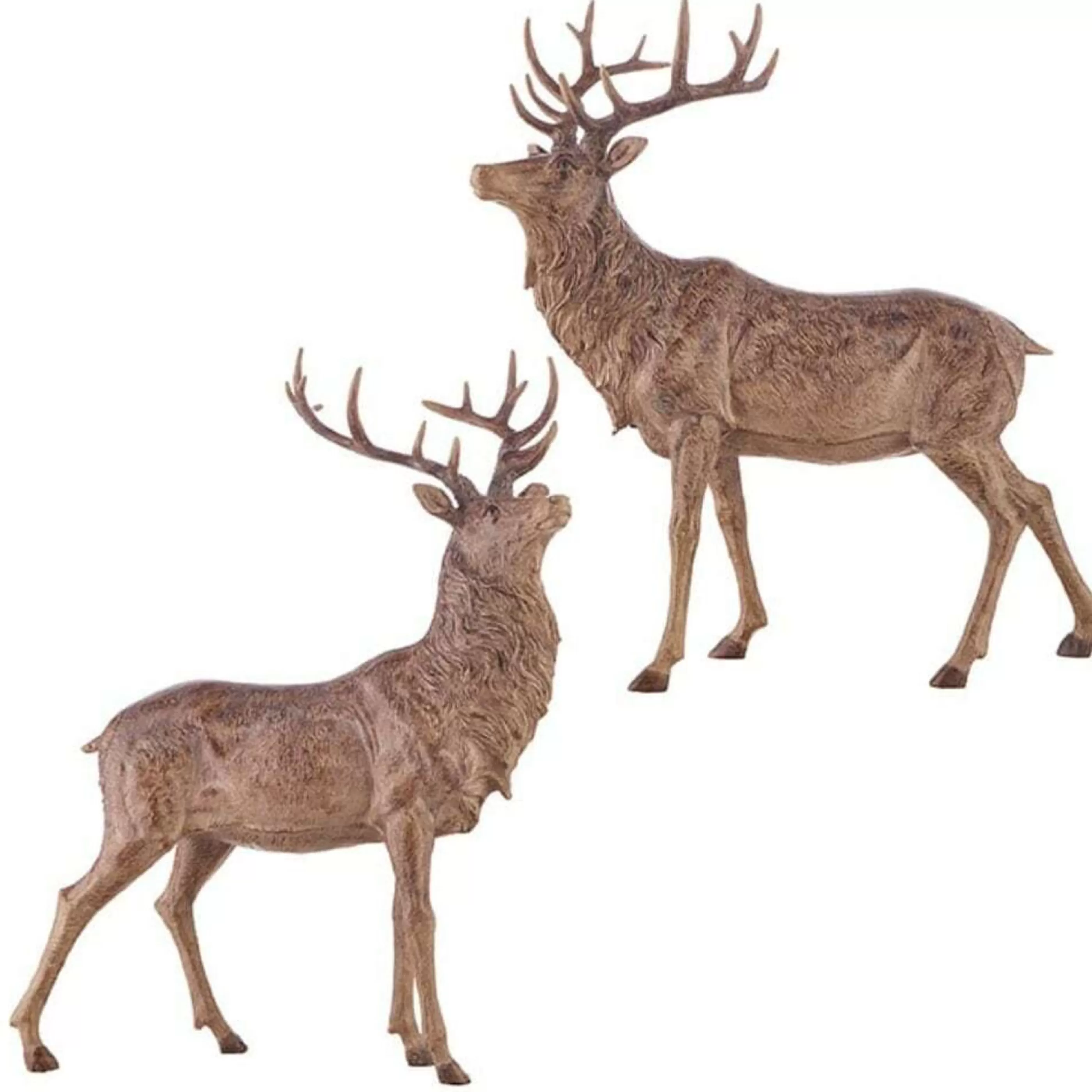 RAZ Imports Table Top Decorations | Brown Resin Reindeer(2 Styles) - 54.3Cm