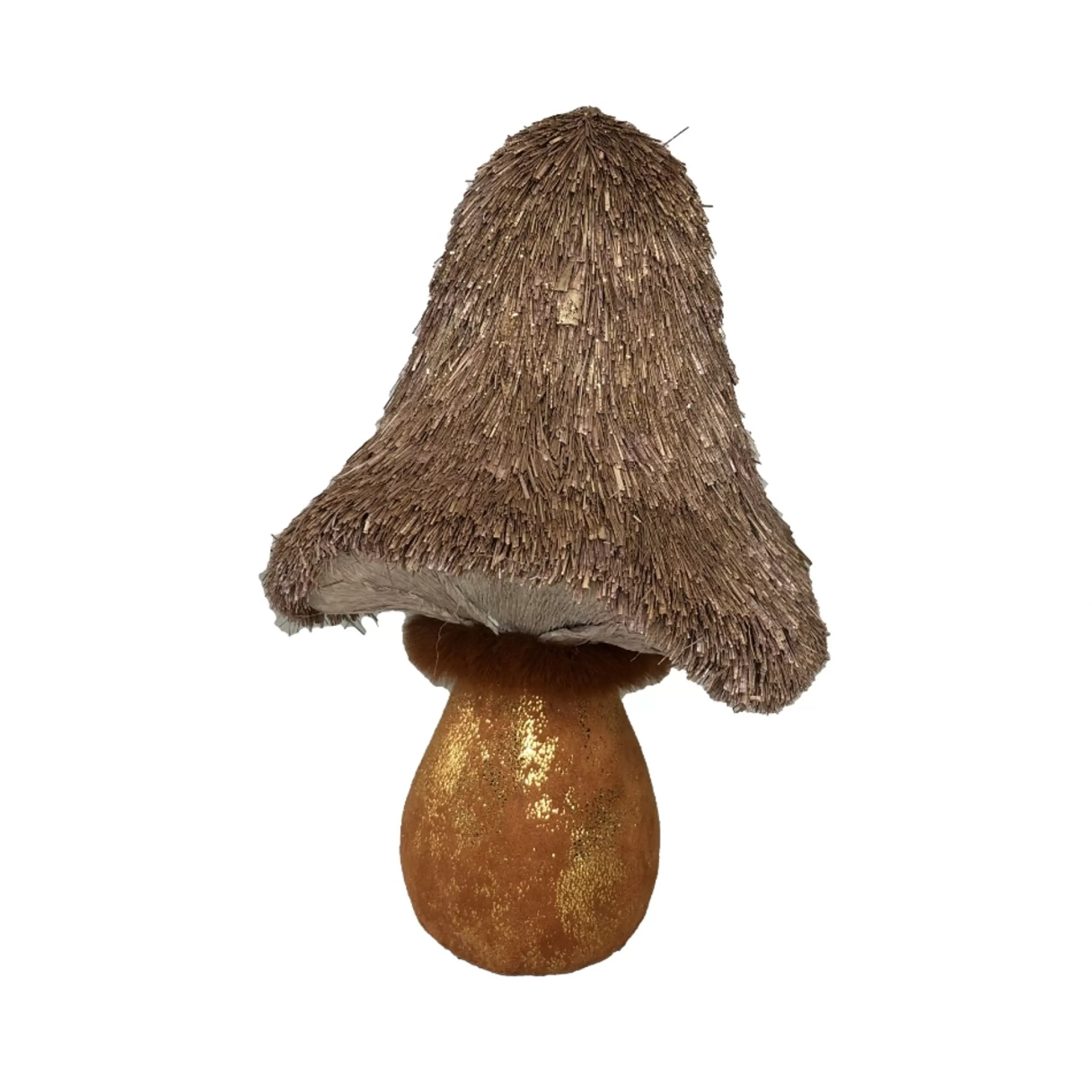 * Floristry | Brown Wooden Bristle Mushroom - 26Cm