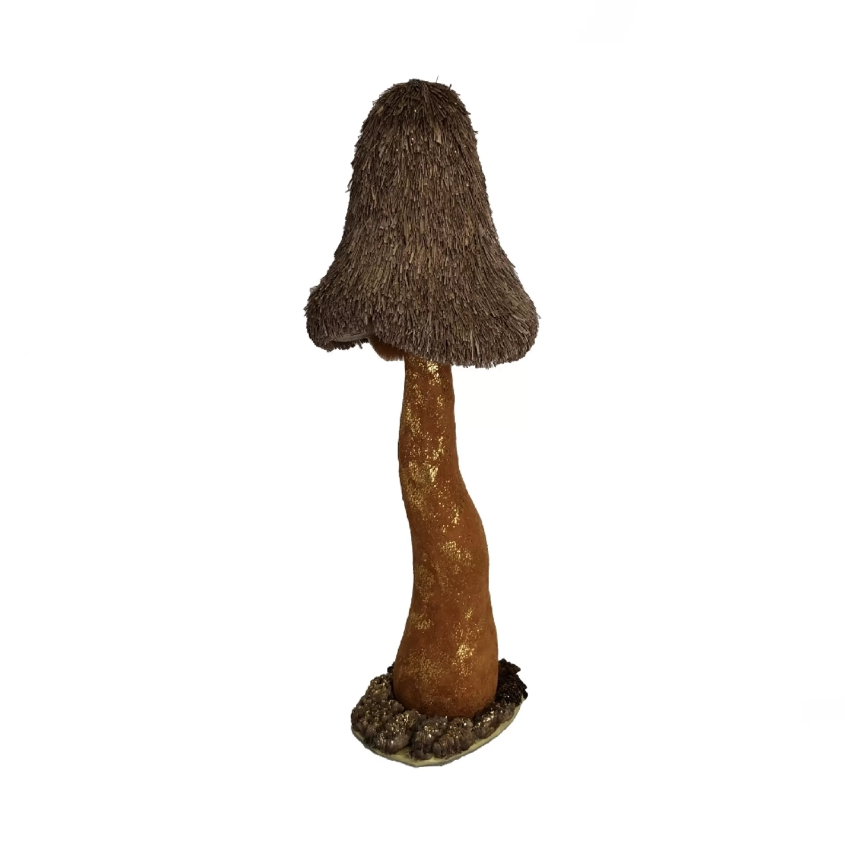 * Floristry | Brown Wooden Bristle Mushroom - 42Cm