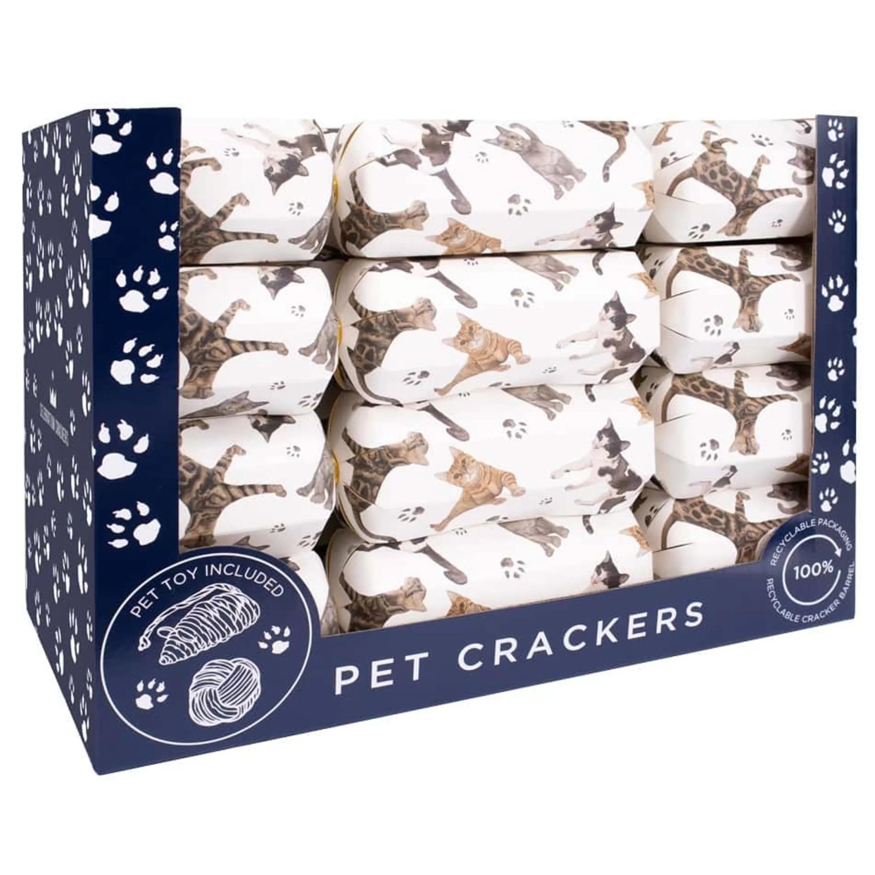 Discount Celebration Crackers Cat Single Christmas Cracker