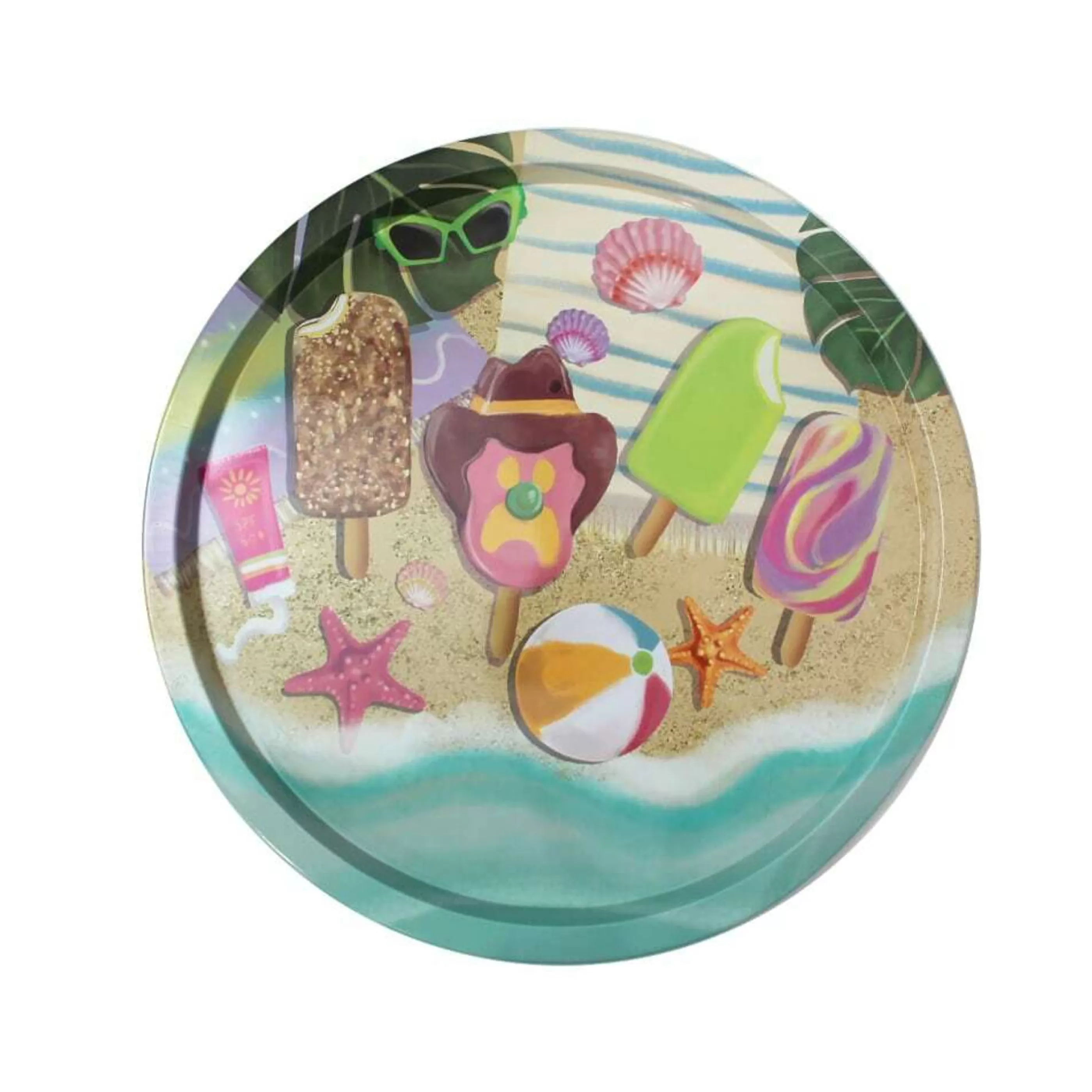 La La Land Table Top Decorations | Celebrations Tray Aussie Summer Classics - 31.6Cm