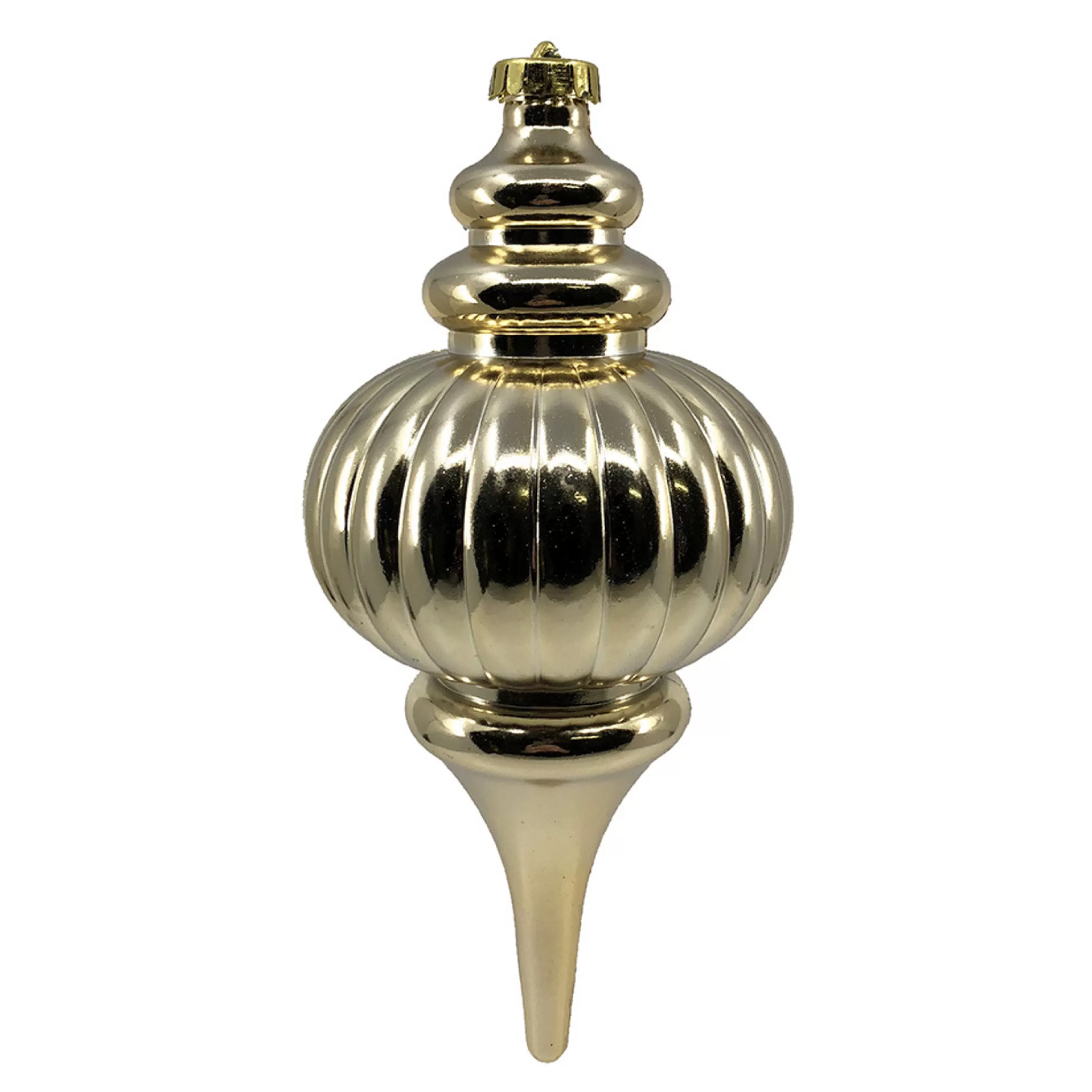 * Hanging Christmas Ornaments | Champagne Hanging Finial - 25Cm