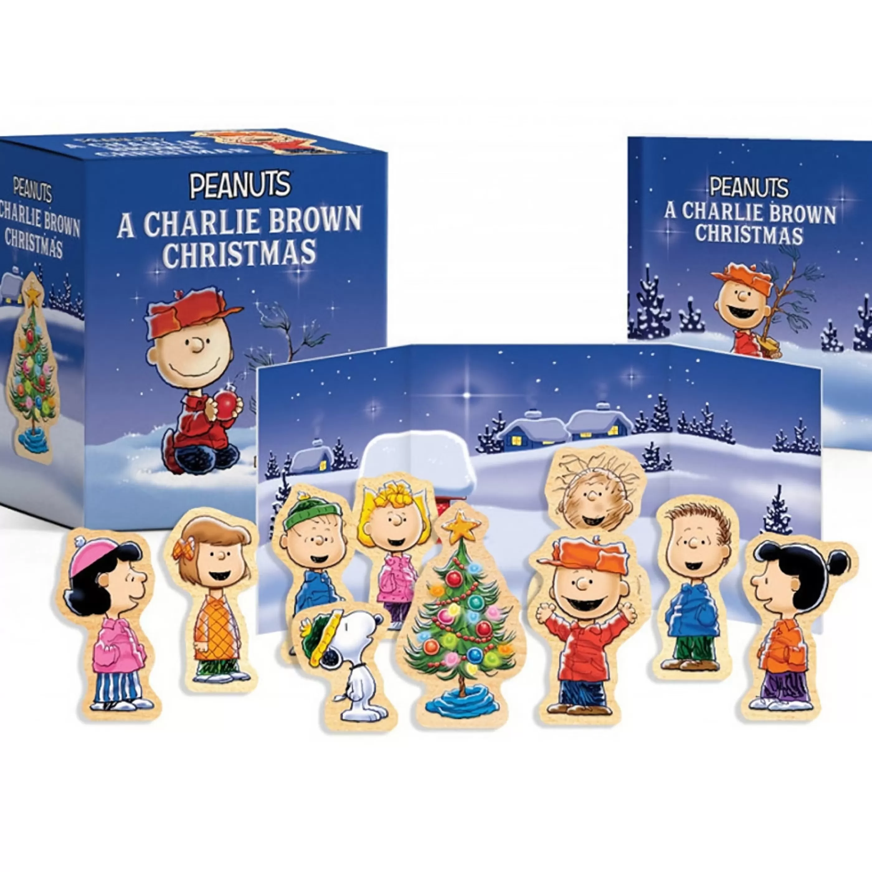 Sale * Charlie Brown Christmas Wooden Collectible Set